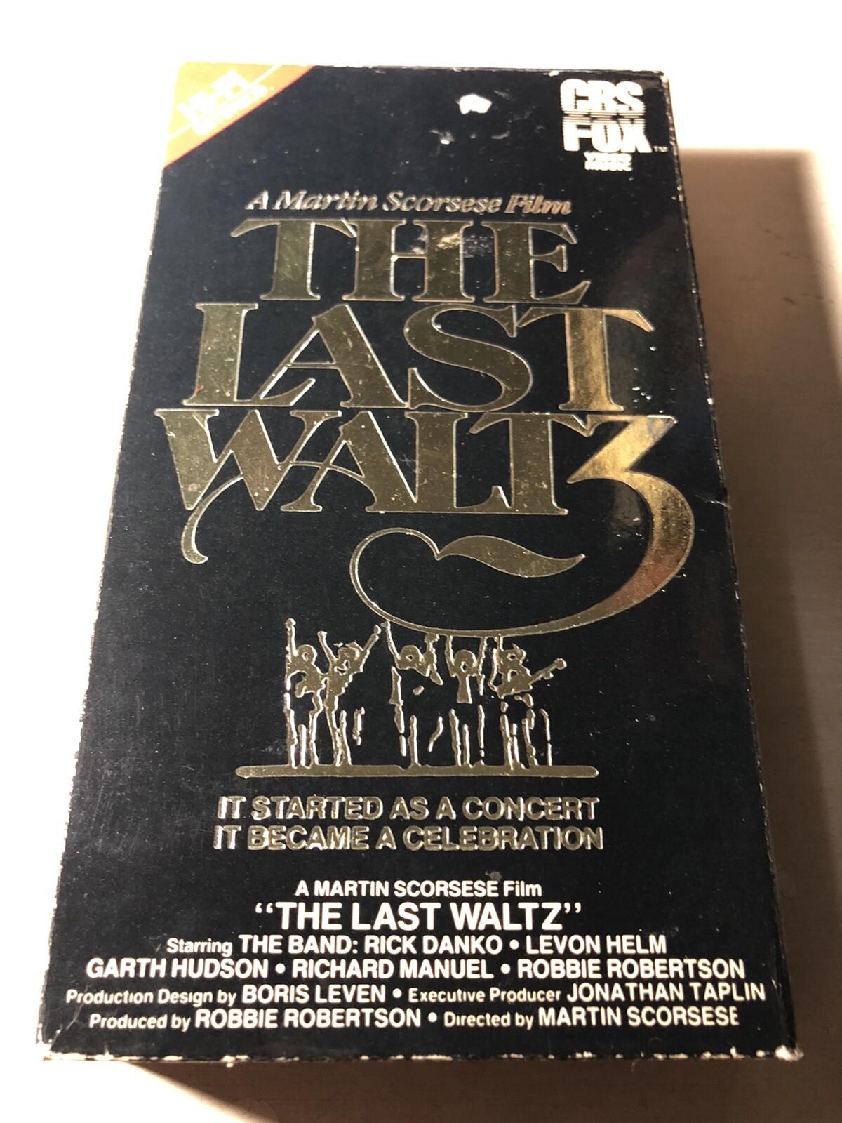 The Last Waltz - The Band (1978) Betamax Martin Scorsese Film 1988 CBS FOX