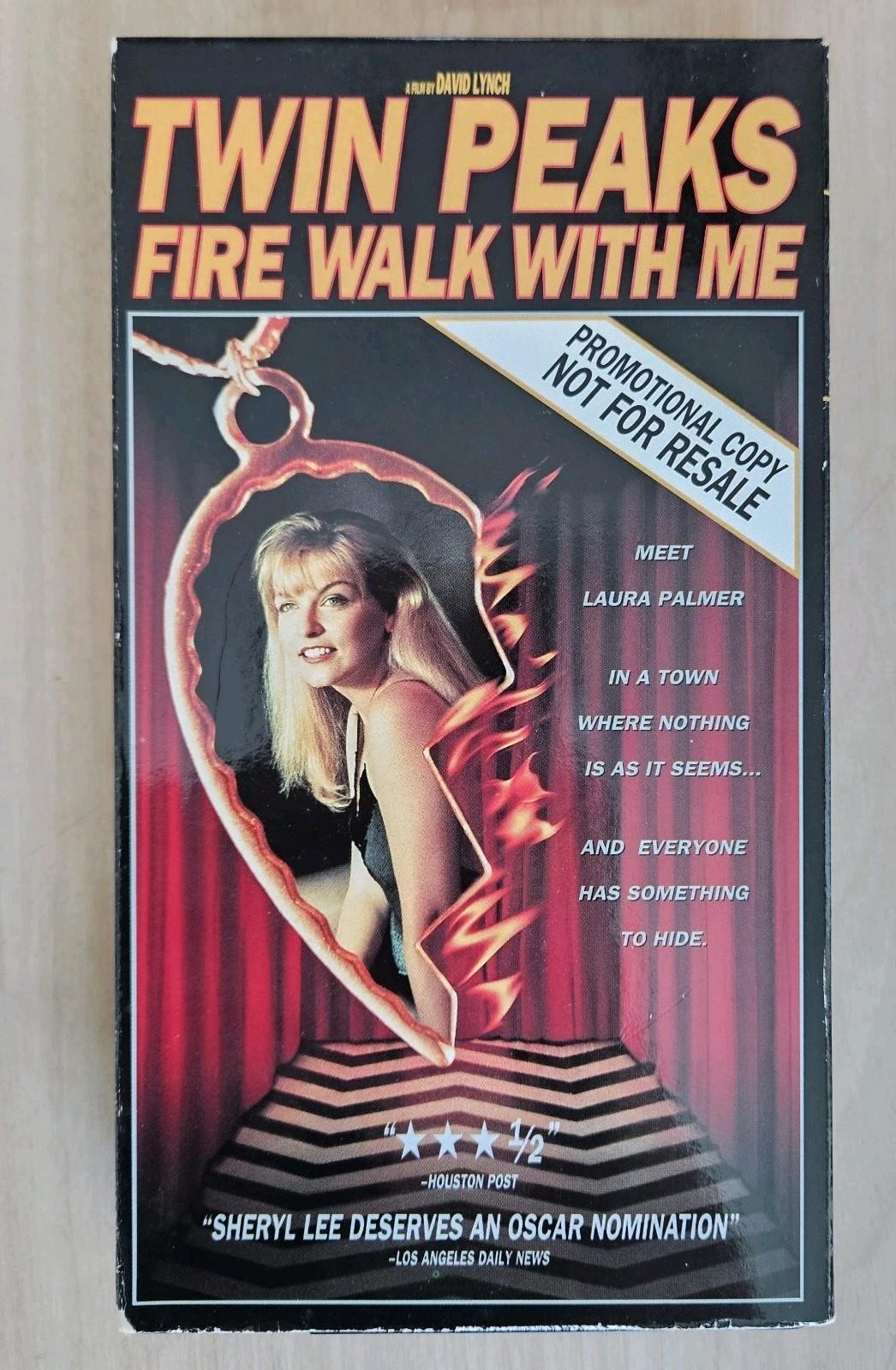 Twin Peaks Fire Walk With Me VHS Screener Promotional Copy David Lynch Promo