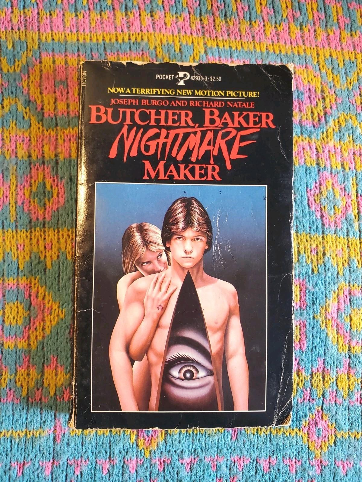 Butcher, Baker, Nightmare Maker (1st Edition Book 1981) Vintage Horror Paperback
