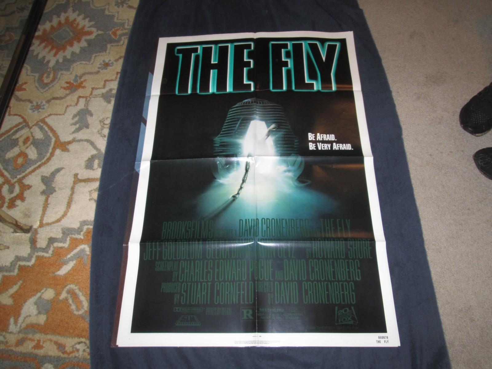 Original Movie Poster "The Fly" 1986 One Sheet 27x41