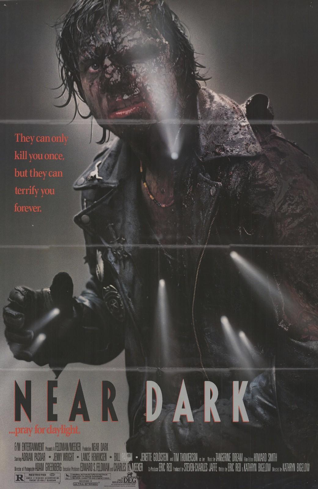 NEAR DARK original 1987 one sheet movie poster BILL PAXTON/LANCE HENRIKSEN