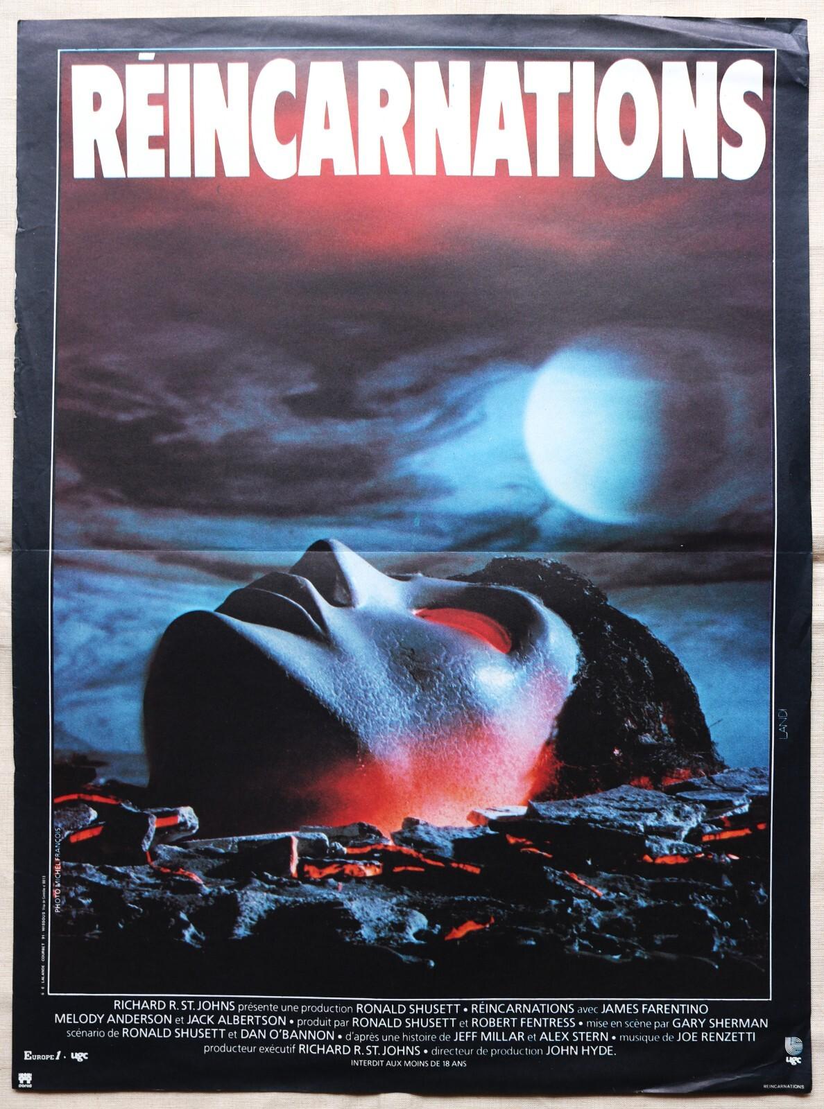 DEAD & BURIED - REINCARNATIONS 1981 Vintage French Original Movie Poster 39x53cm