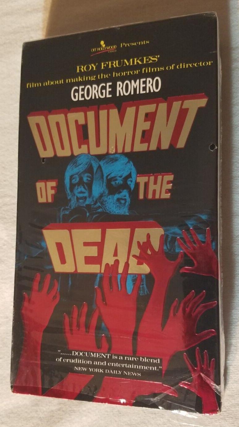 Original DOCUMENT OF THE DEAD George Romero - Dawn / Dead VHS - ExCond