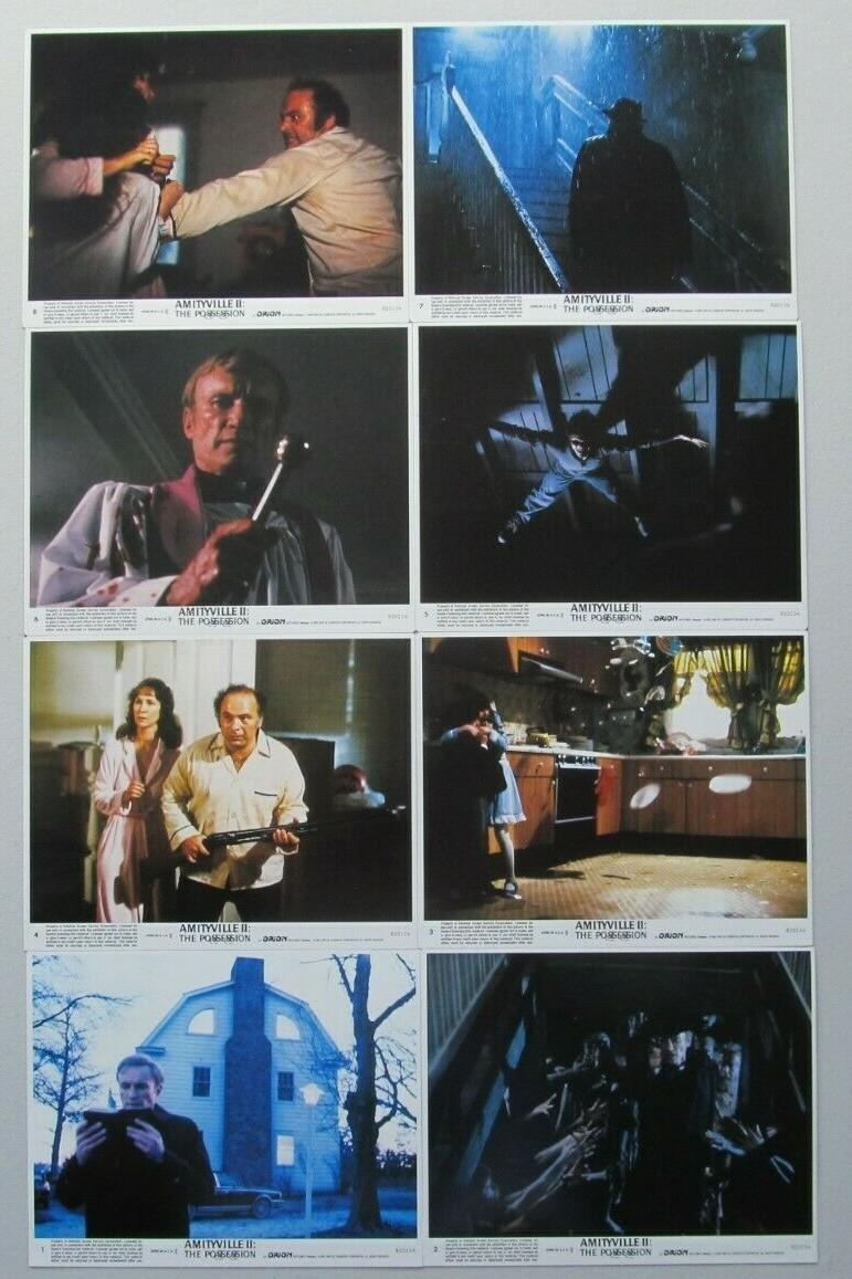 AMITYVILLE II THE POSSESSION ORIGINAL 8X10 LOBBY CARD SET OF 8 1982 JAMES OLSON
