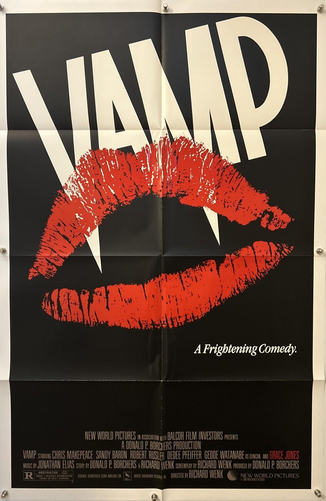 VAMP Original One Sheet Movie Poster  - 1986 - NEAR MINT