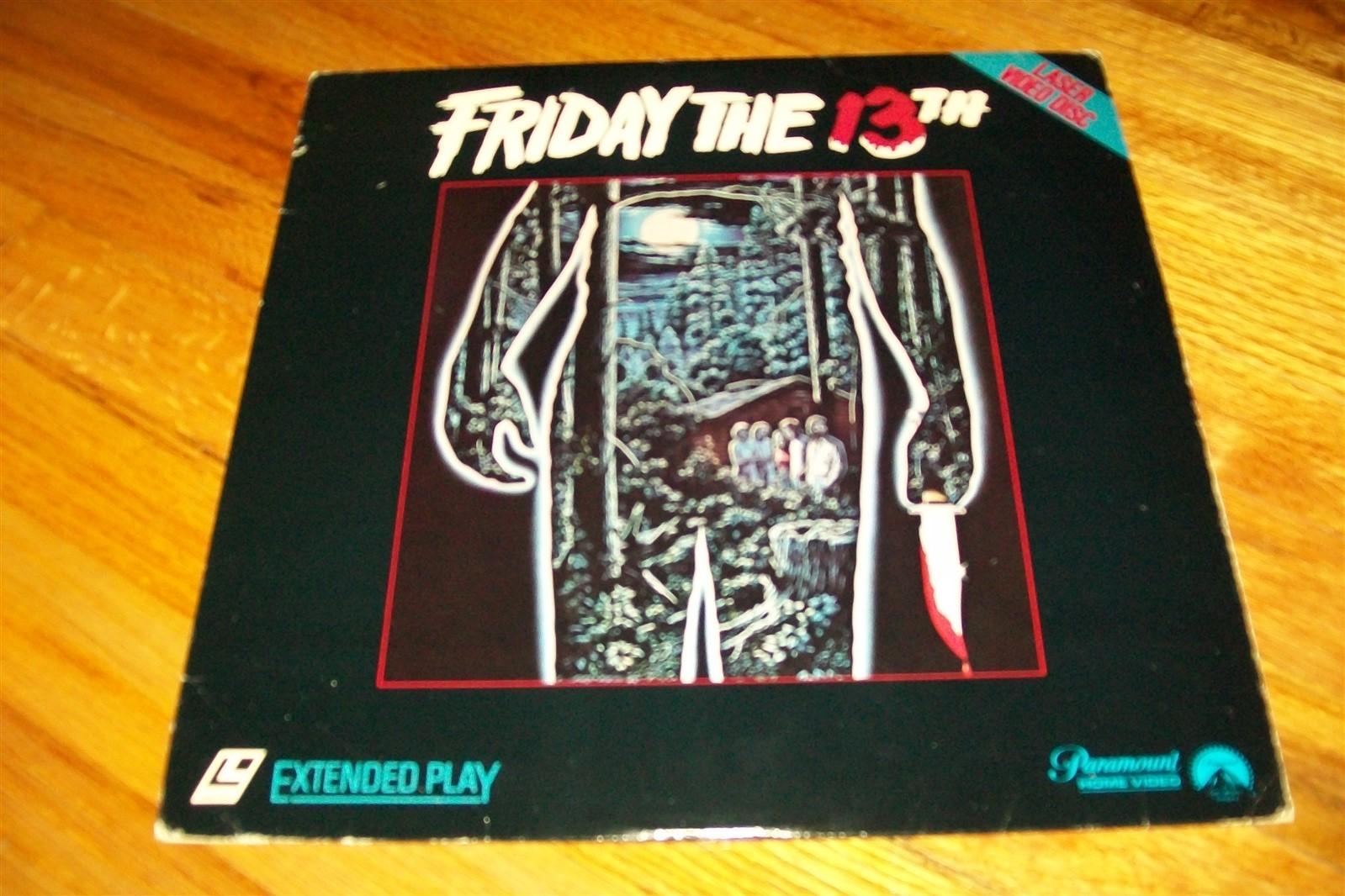 FRIDAY THE 13TH Laserdisc LD GOOD CONDITION VERY RARE GREAT FILM THE ORIGINAL!