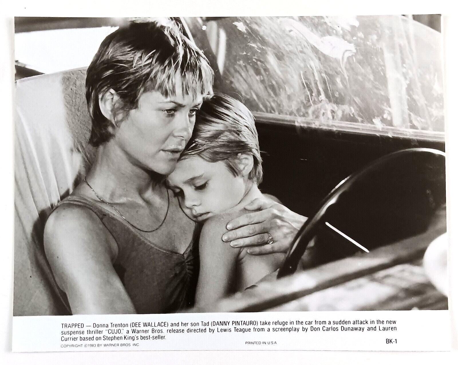 1983 Cujo Stephen King Thriller Dee Wallace Trapped In Car Vintage Movie Photo