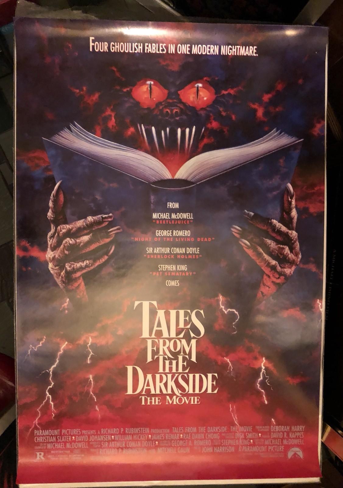 TALES FROM THE DARKSIDE: THE MOVIE (1990) Christian Slater SS One Sheet