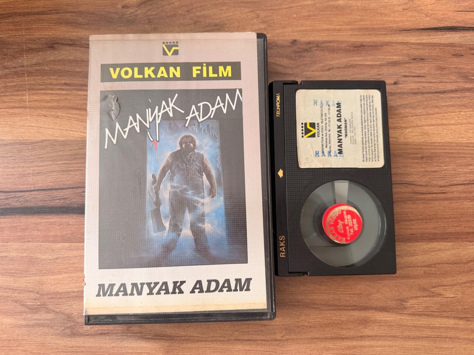 RARE Betamax Madman (1981) Turkish Beta Release Volkan Film Horror Slasher