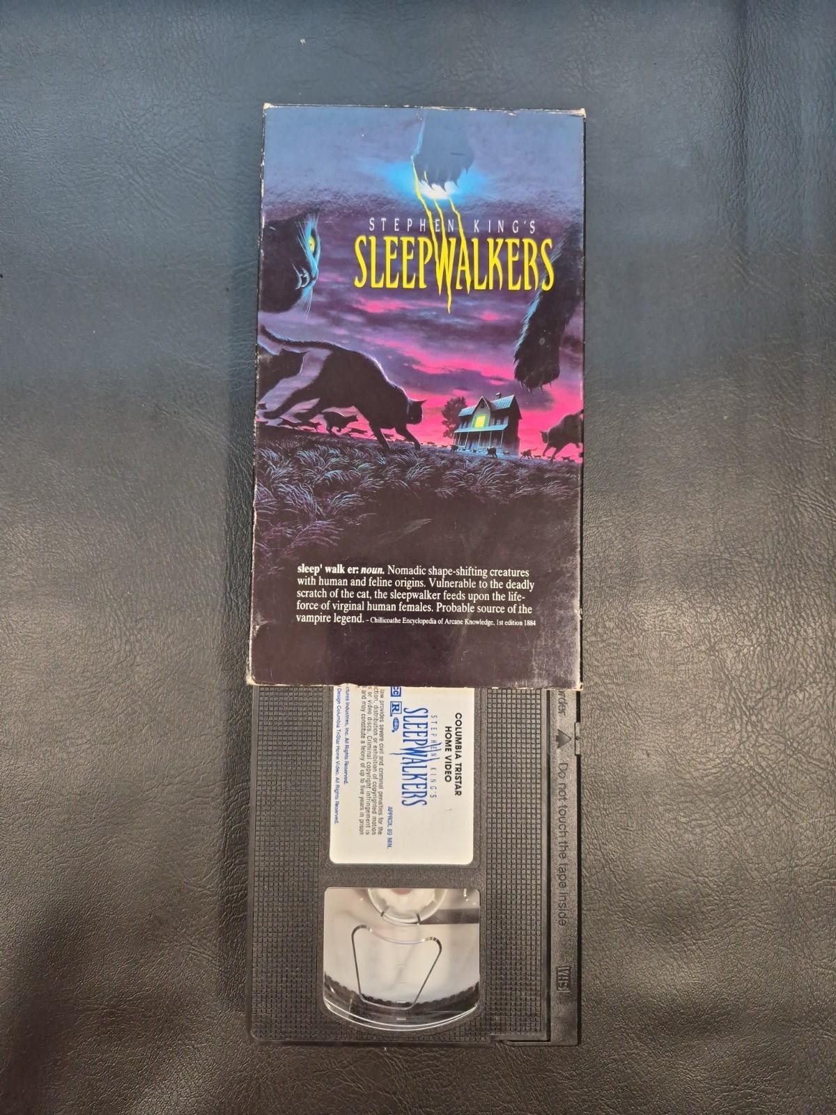 ​Stephen King's Sleepwalkers VHS 1992 Columbia TriStar Vintage Horror Movie