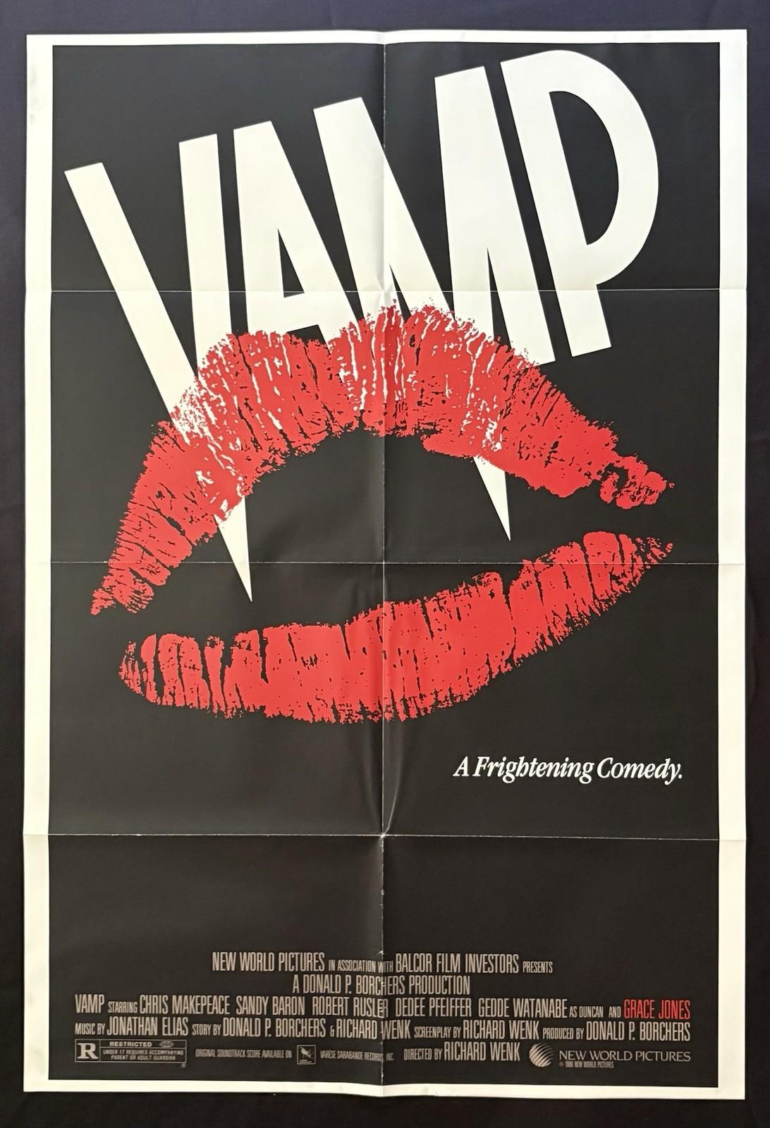 Vamp original one sheet Movie Poster 1986 Vampires collectibles 27x40
