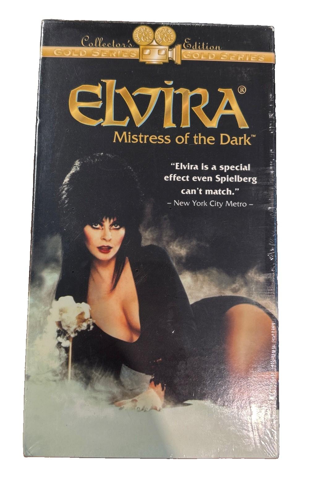 Elvira Mistress of the Dark Collector's Edition VHS Tape Black Vintage SEALED