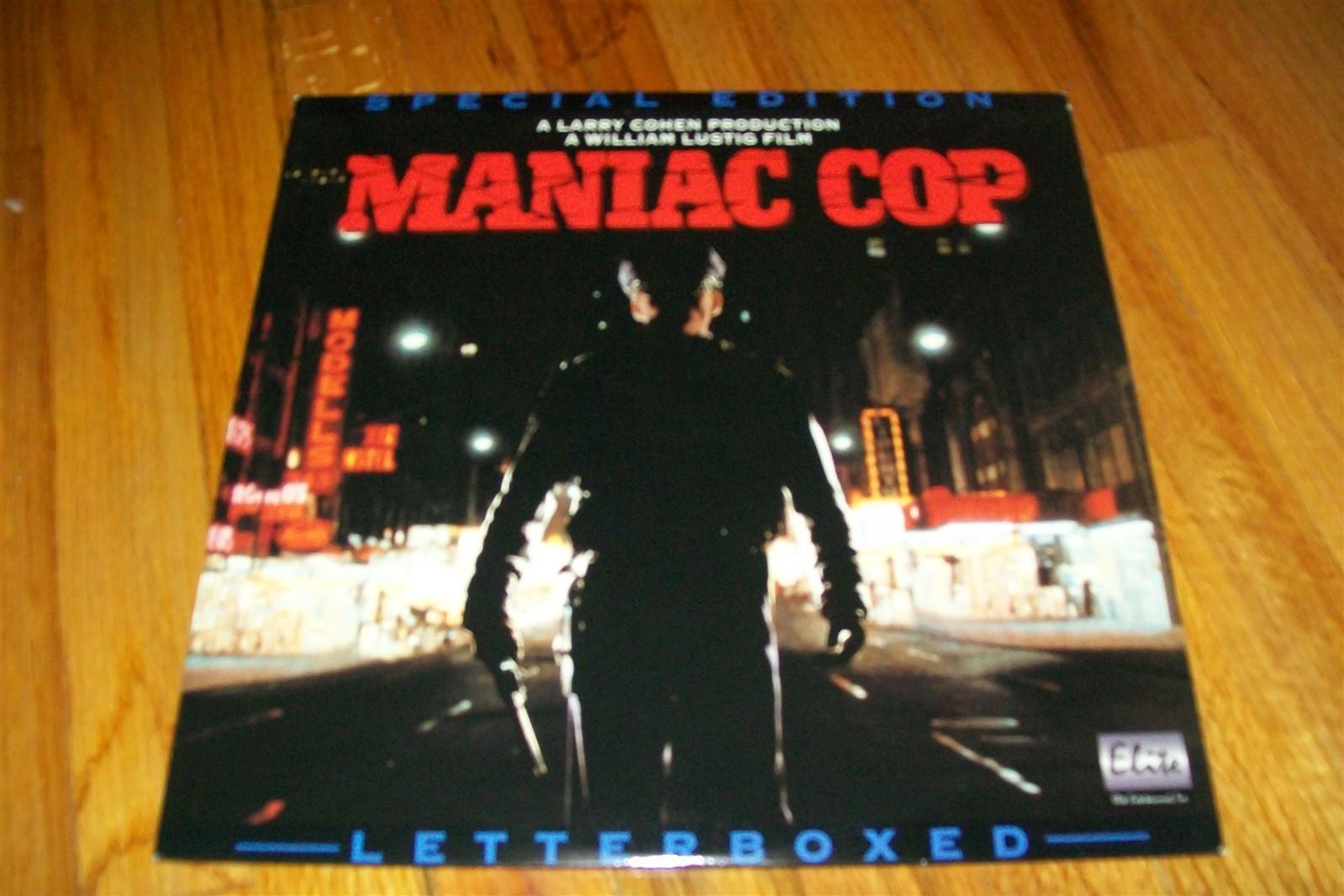 MANIAC COP Laserdisc LD WIDESCREEN SPECIAL EDITION EXCELLENT CONDITION VERY RARE