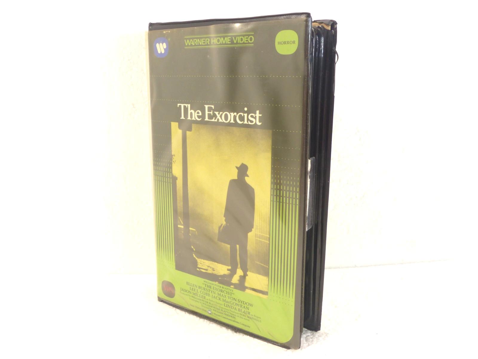 The Exorcist (VHS, 1979) 1973 Horror Warner Black Clamshell Early Release RARE!