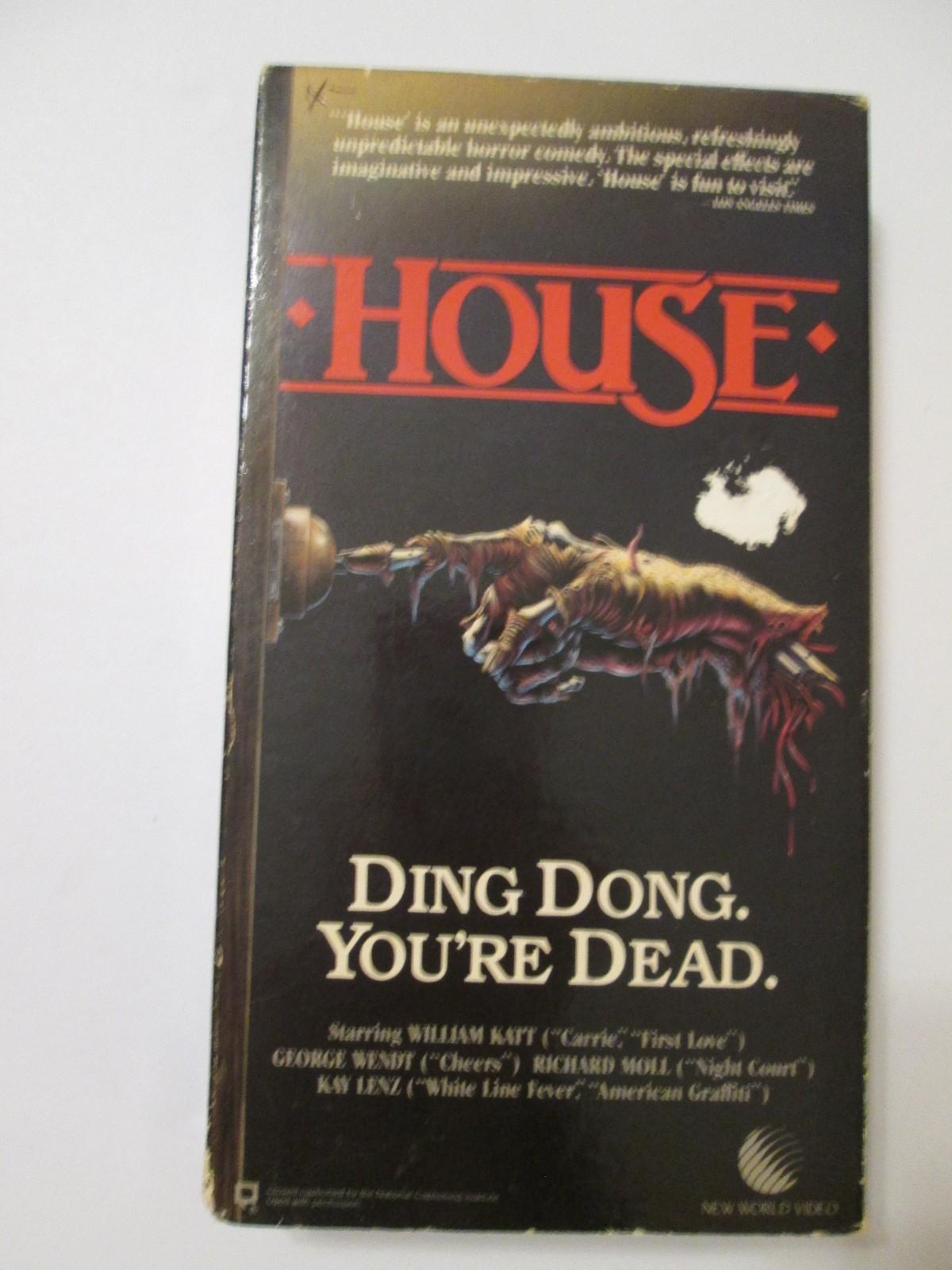 HOUSE (1985) VHS Tape New World Video Horror Cult Classic 