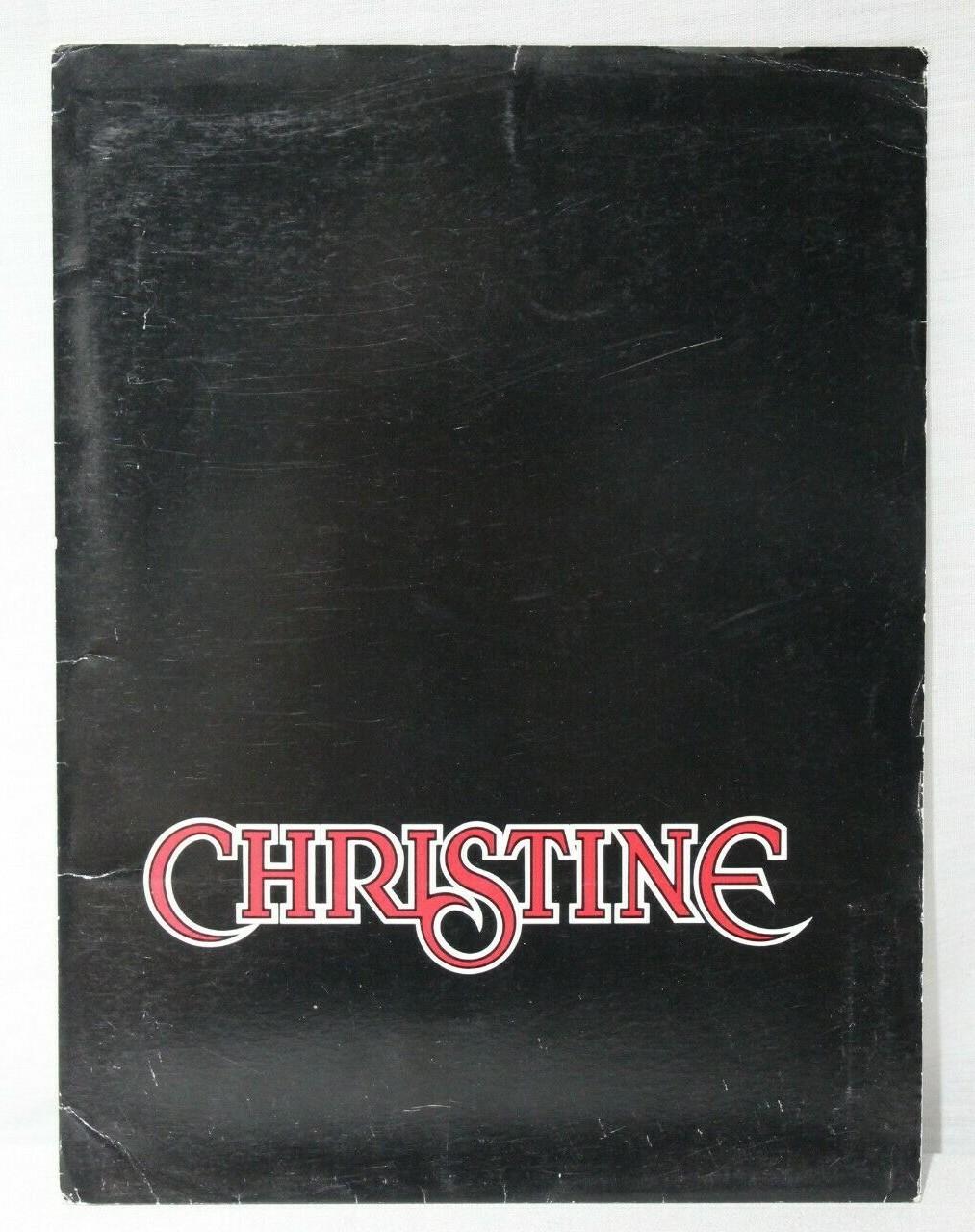 "CHRISTINE" 1983 Original Movie Press Kit Folder - Folder ONLY