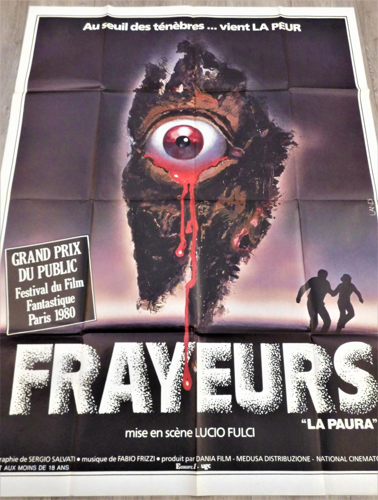 City of the Living Dead French Movie Poster Original 47"63" 1980 Lucio Fulci