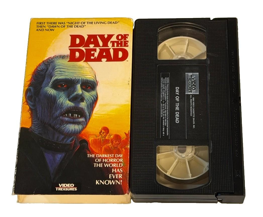 Day of the Dead VHS 1985 George A Romero Zombie Horror Video Treasures Vintage