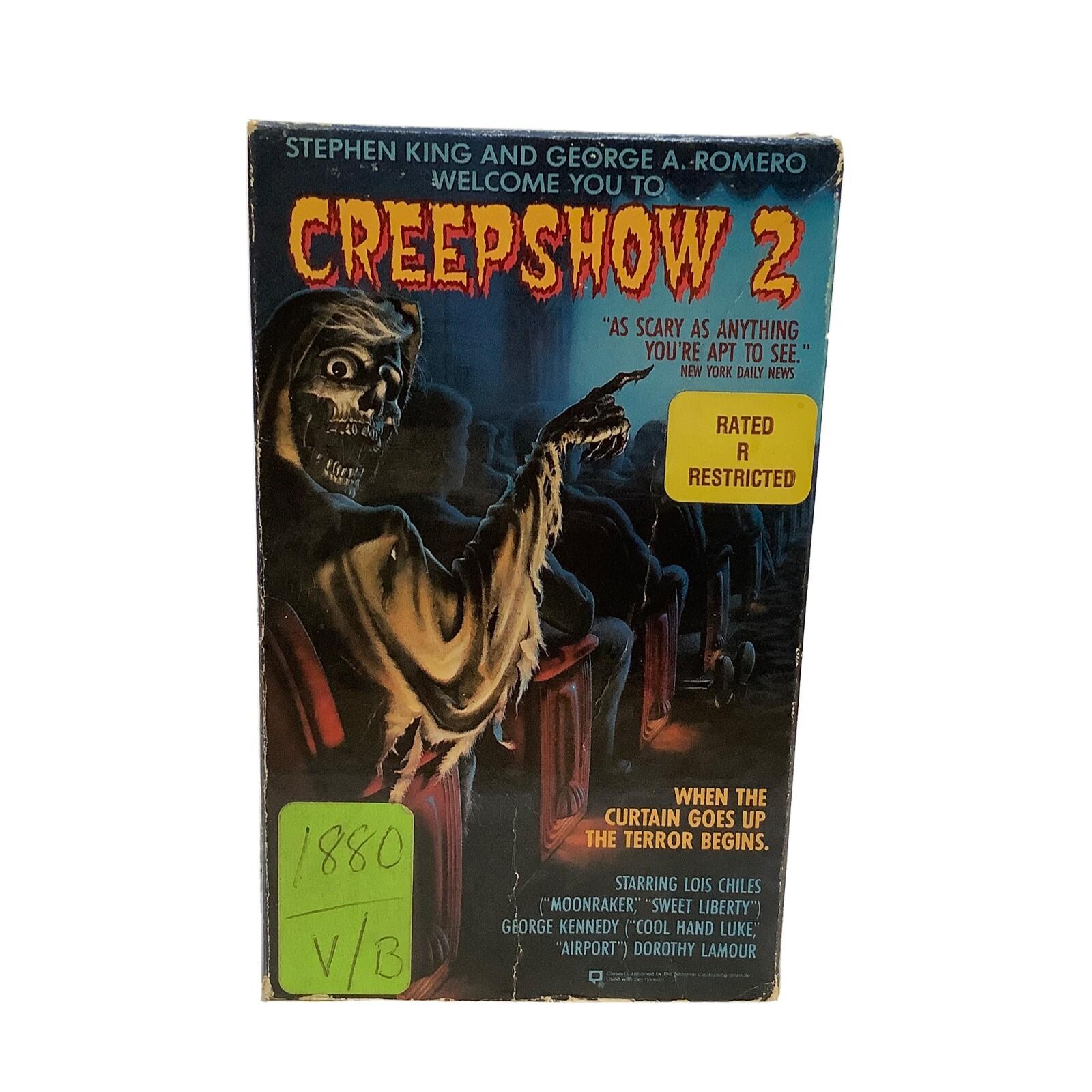 CREEPSHOW 2 - NEW WORLD VIDEO - BETA BETAMAX (NOT VHS) VINTAGE, RARE