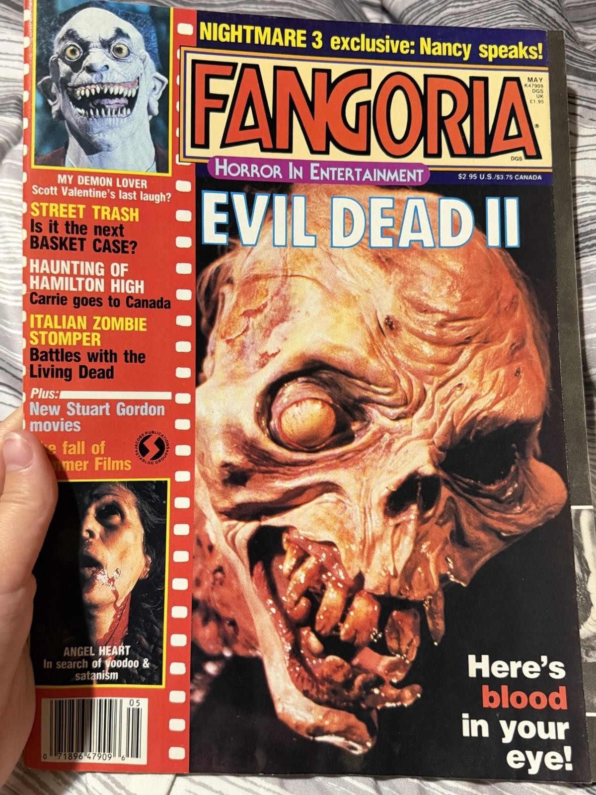 Fangoria #63 May 1987 Evil Dead II 2 WATER DAMAGE