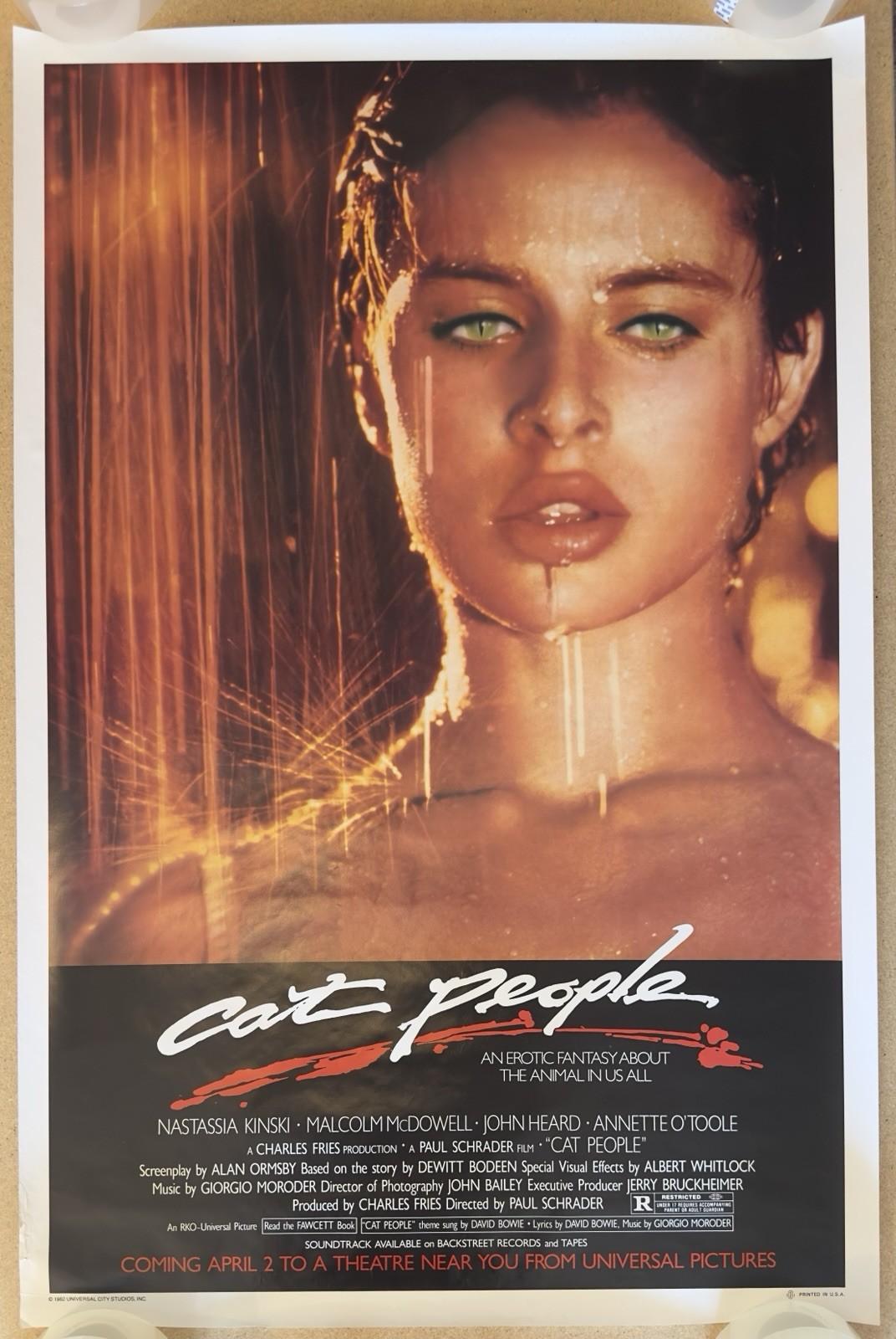 Cat People 1982 Original Promo Movie Poster Rolled 27x41