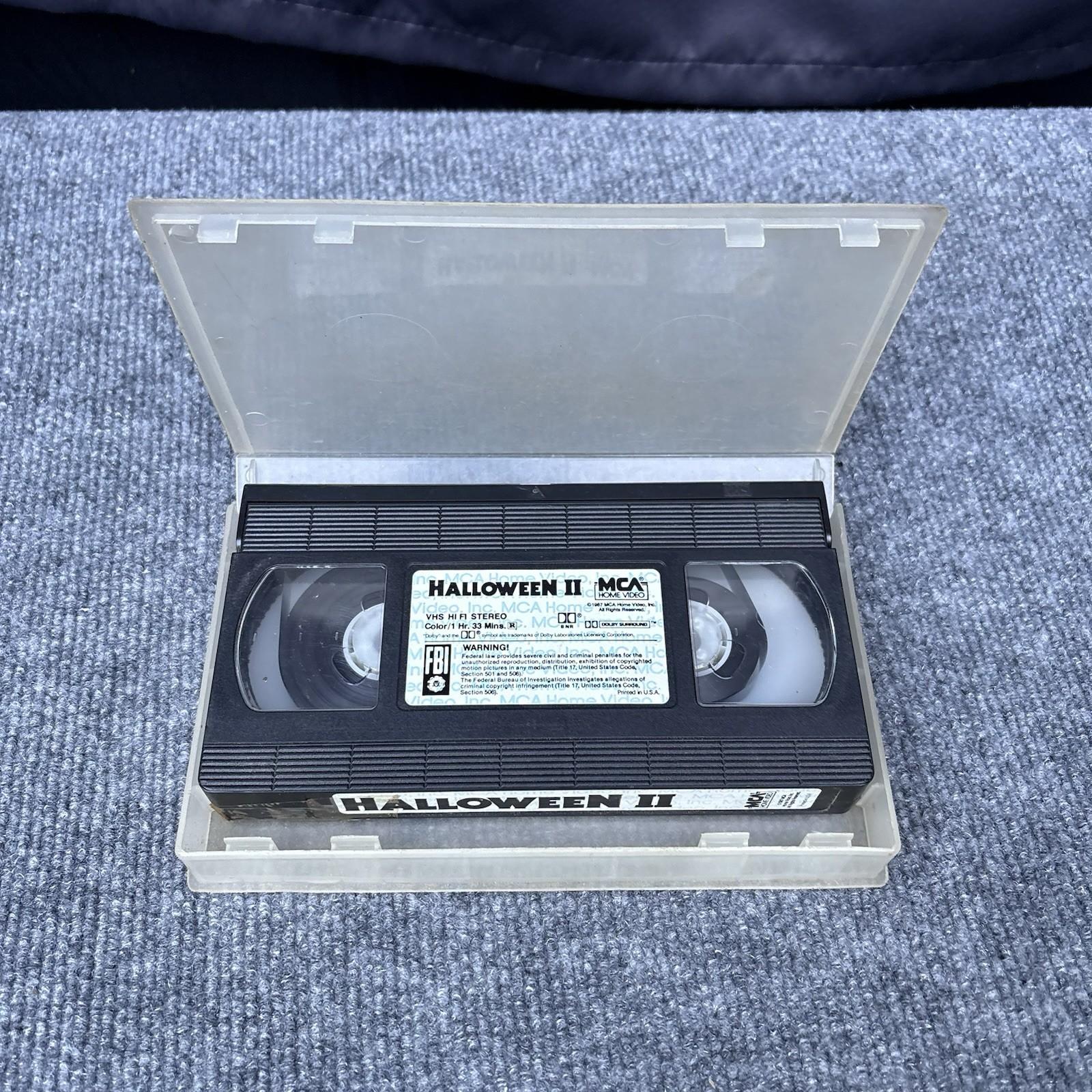 Halloween II 2 VHS 1981 Horror Classic 80’s (1996) TESTED - No Cover