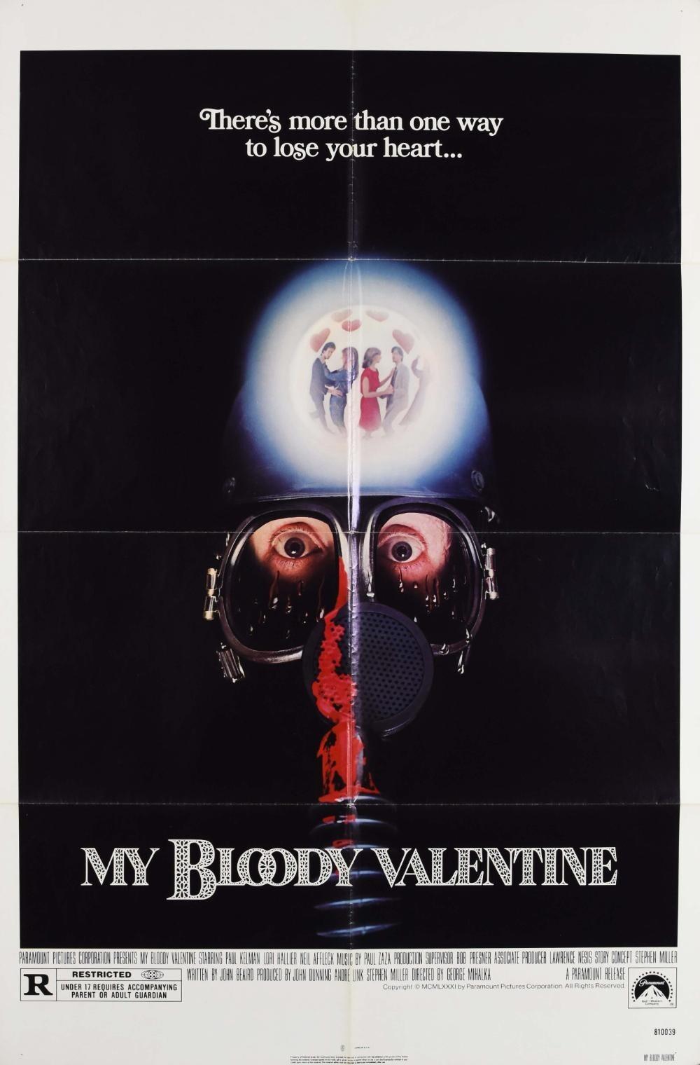 My Bloody Valentine Original US One Sheet Poster 1981