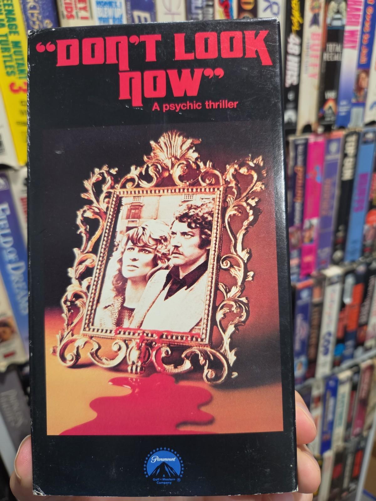 Don't Look Now 1973 VHS Rare NON RENTAL LIKE NEW