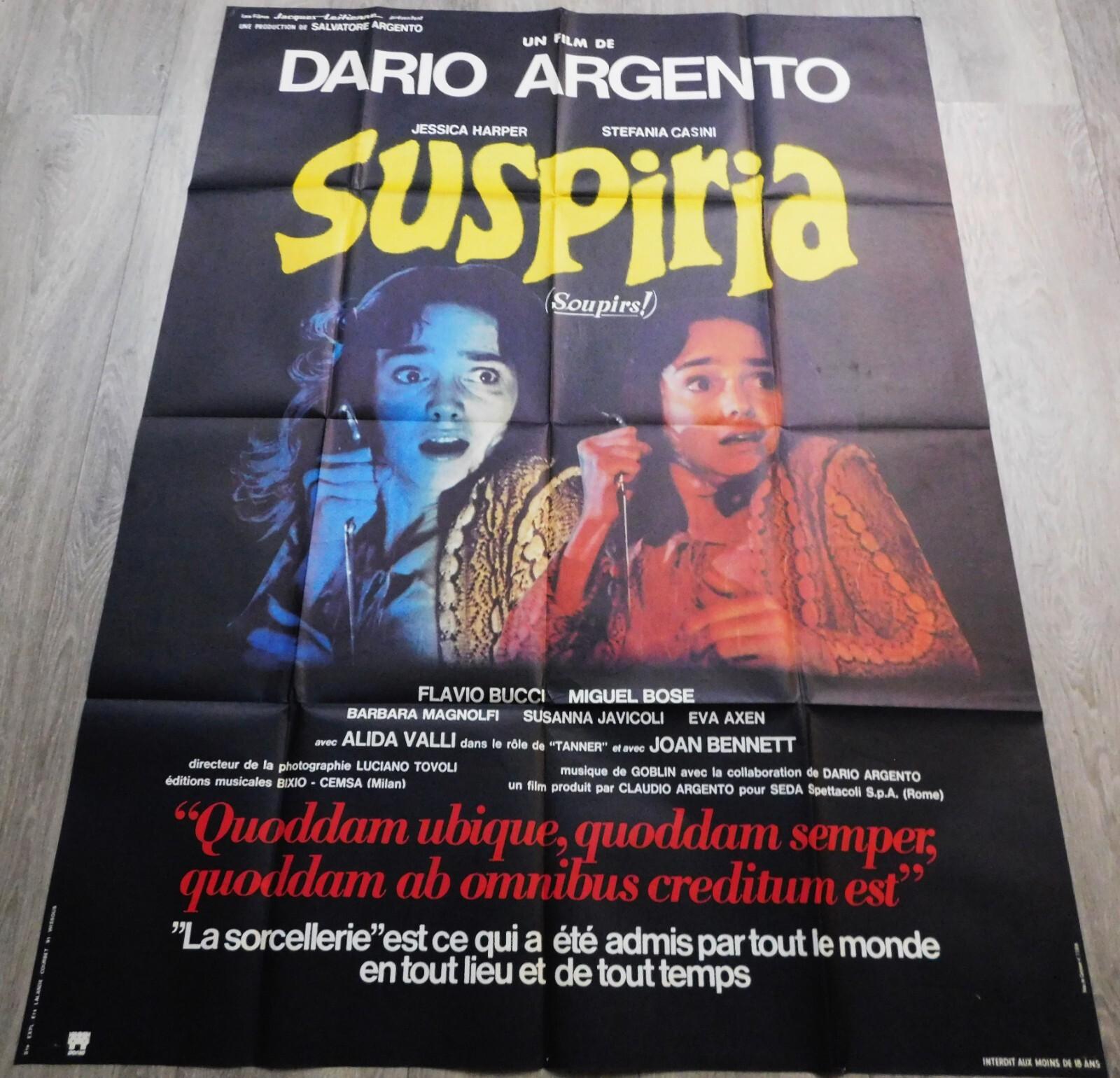 Suspiria French Movie Poster Original 47"63" 1977 Dario Argento