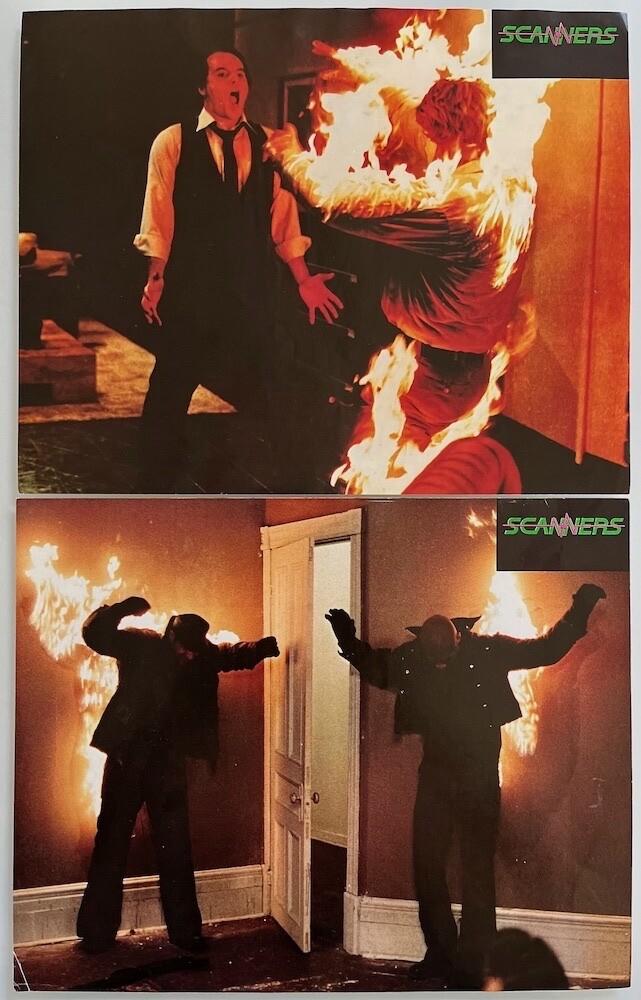 SCANNERS (1981) DAVID CRONENBERG - 14 French Lobby-cards