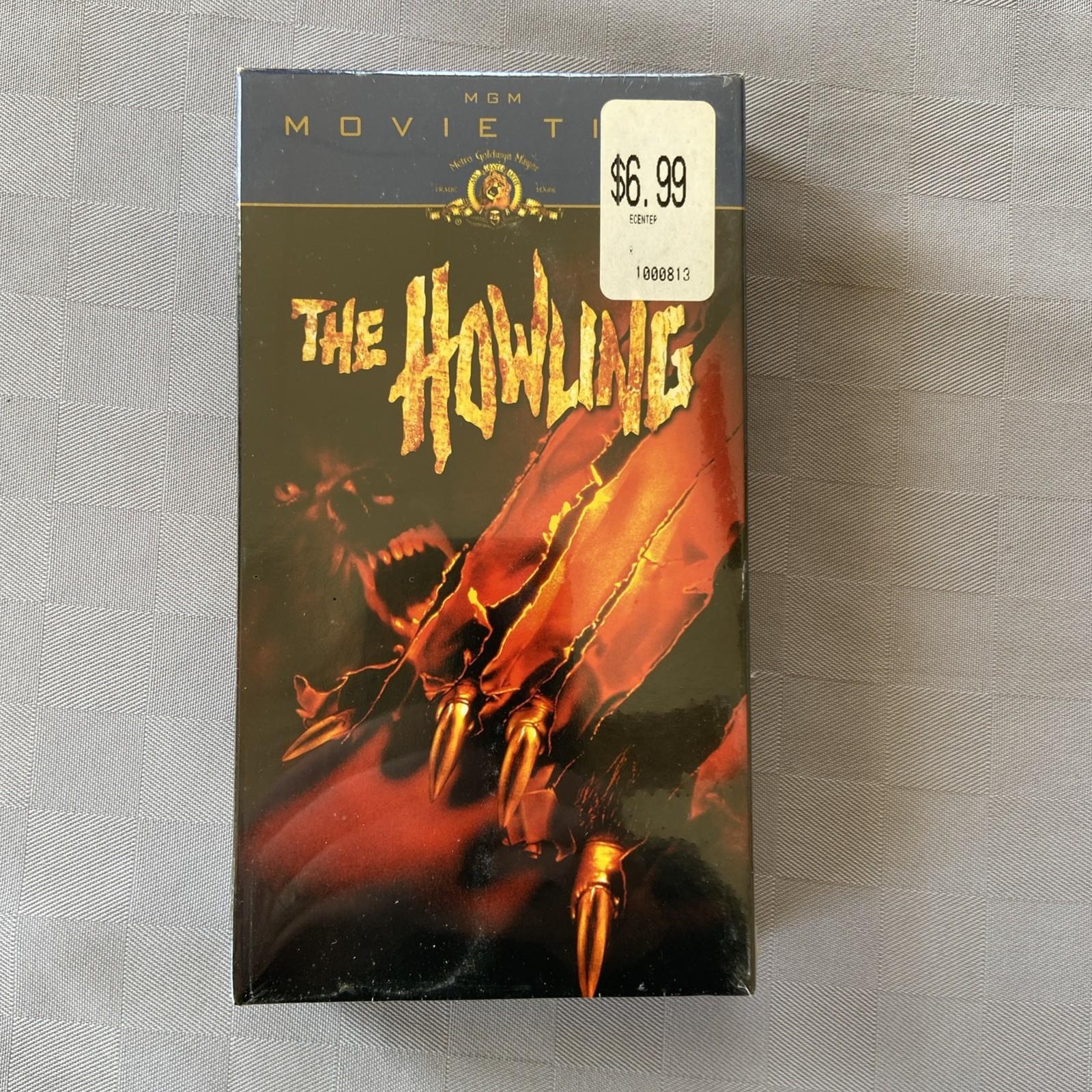 Rare The Howling 1980 Horror Movie MGM - VHS 2000 - Cult Classic Factory Sealed