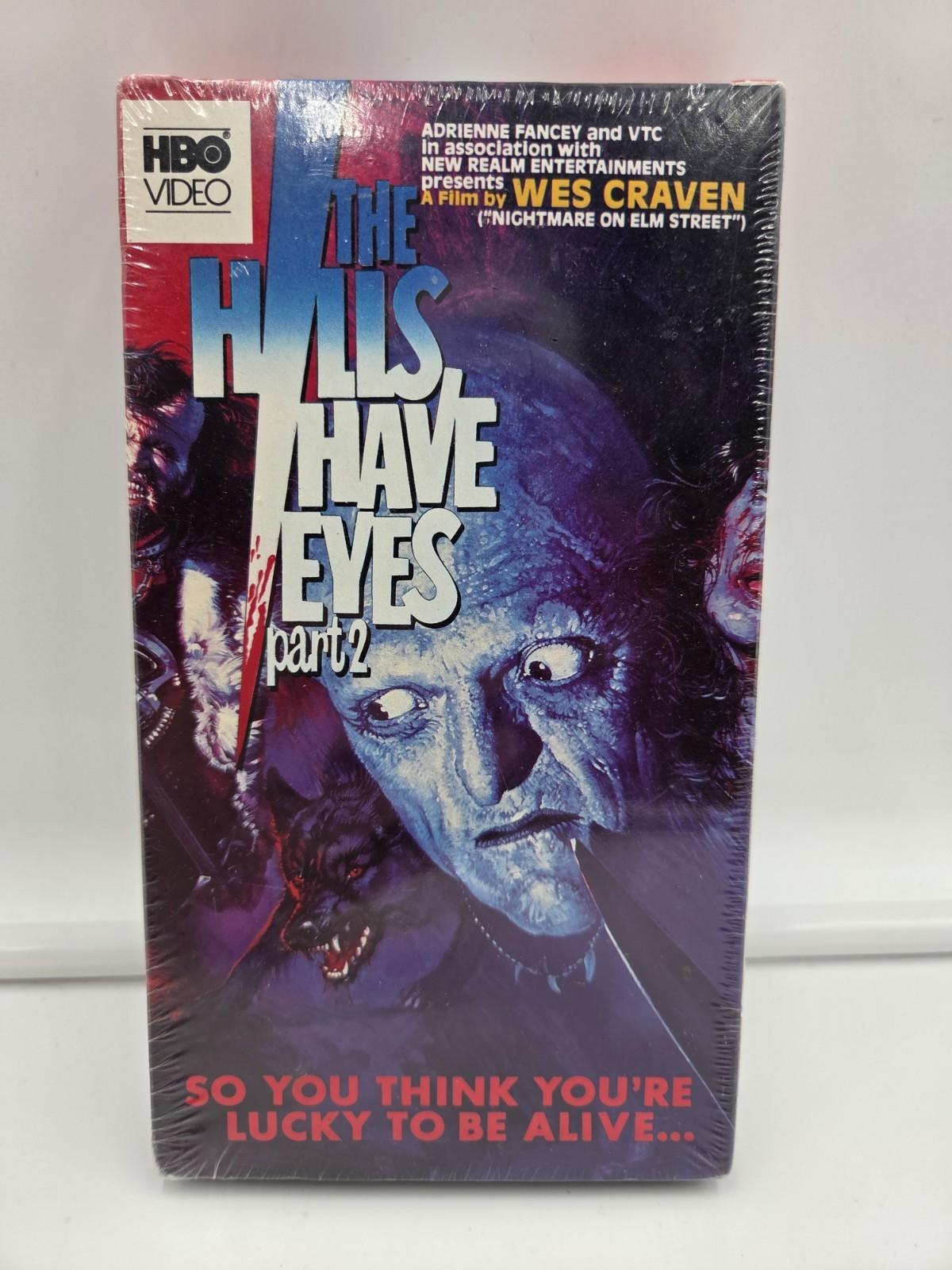 Factory Sealed The Hills Have Eyes Part 2 VHS Tape HBO Rare Horror Movie