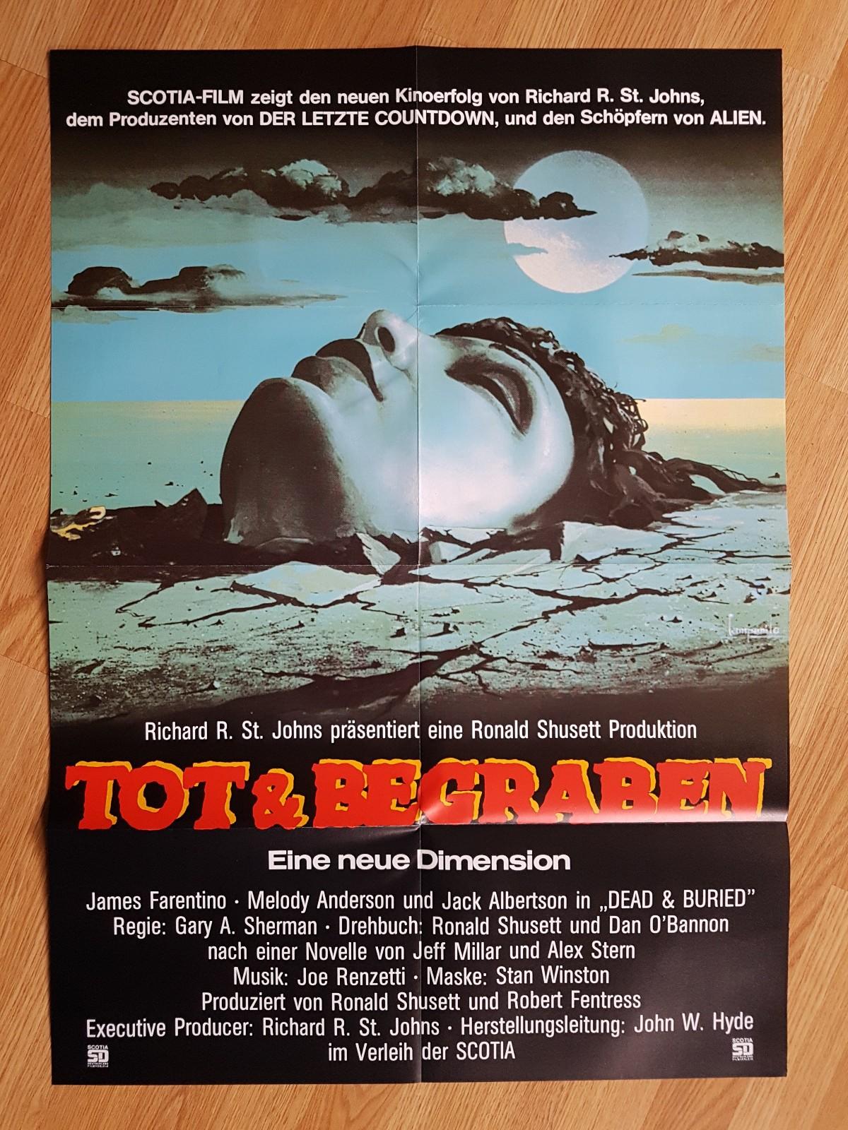 Dead & Buried - German 1-sheet 1981 - James Farentino - Dan O'Bannon HORROR
