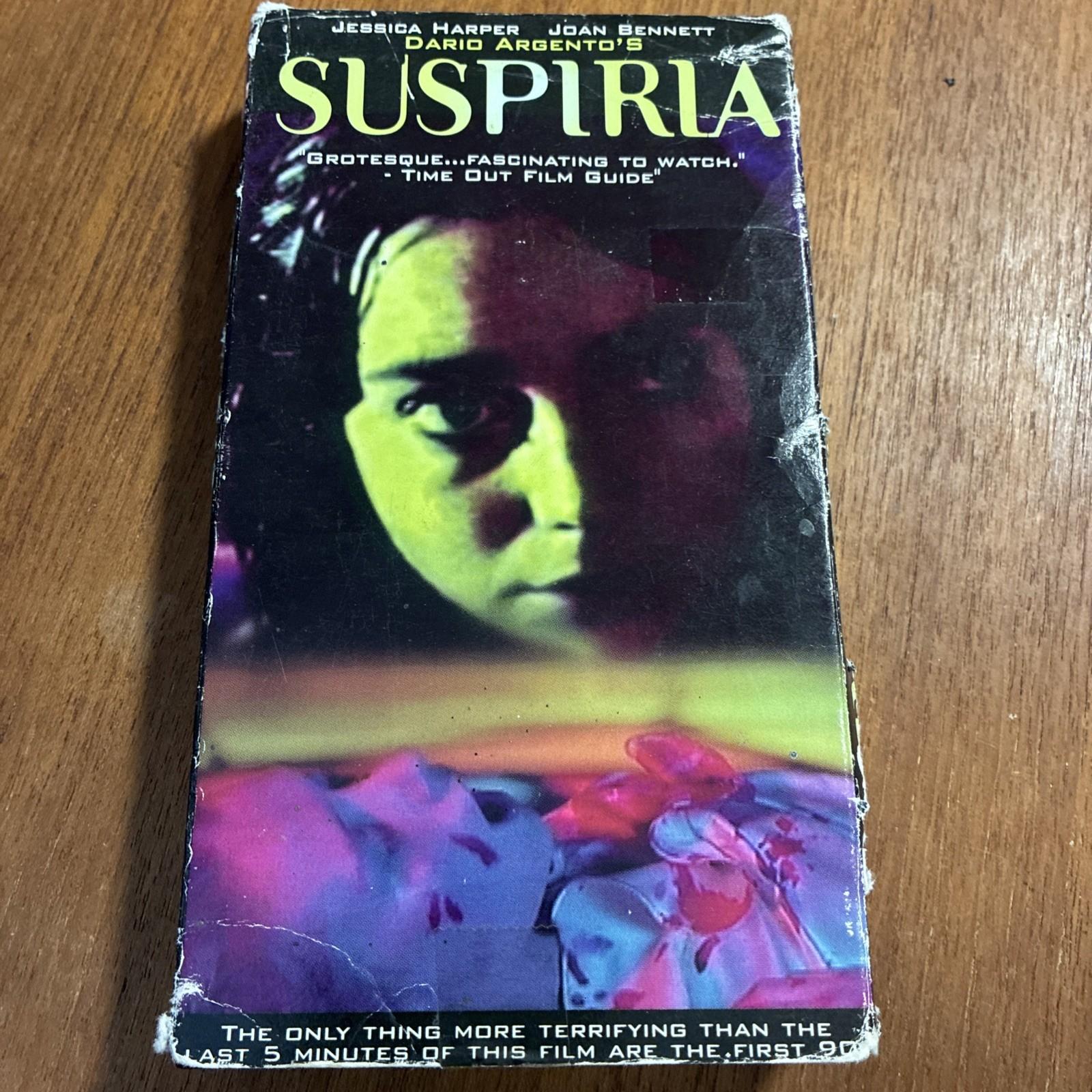 Suspiria VHS (1977) 1997 Dario Argento Jessica Harper Horror