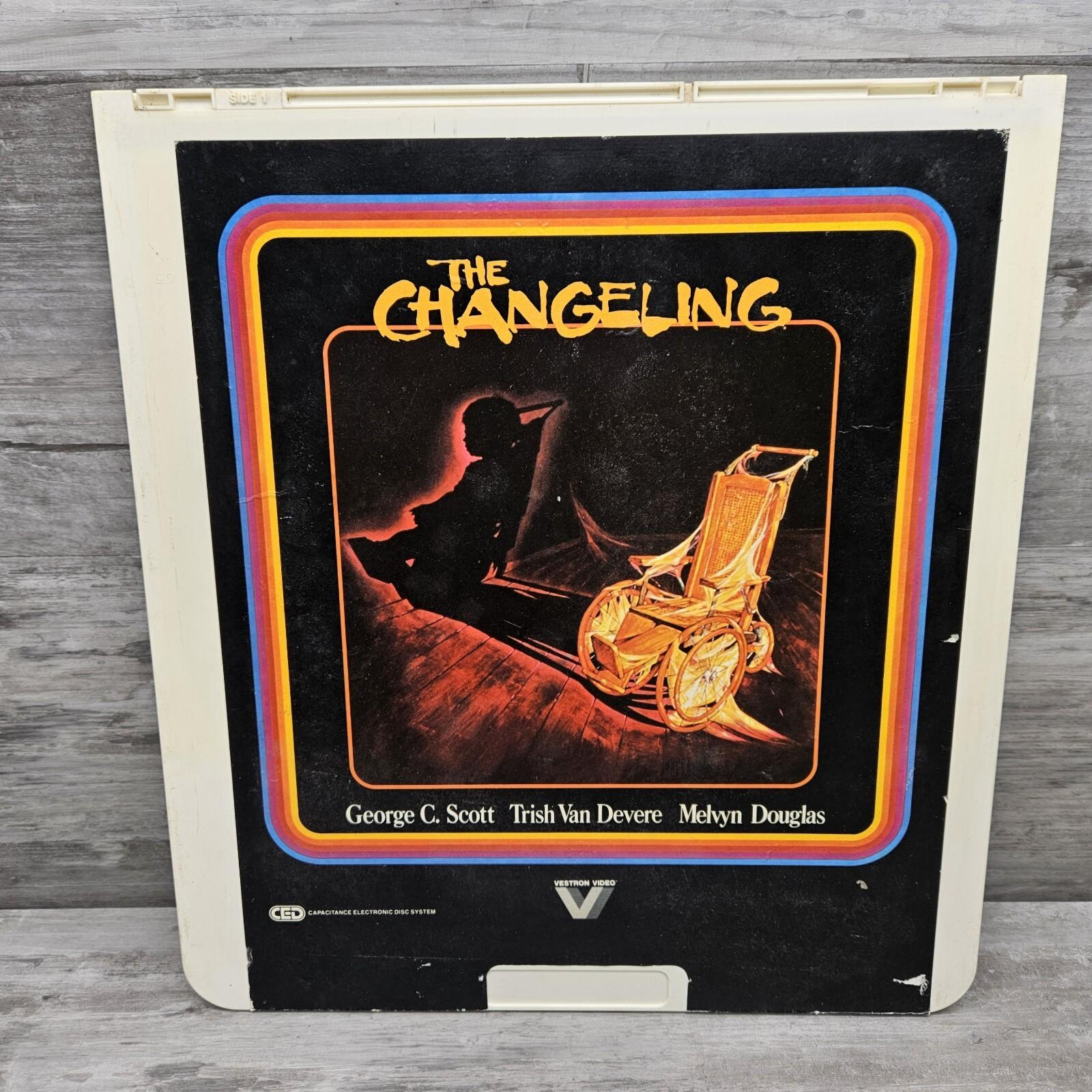 The Changeling (1982) RCA Selectavision Video Disc CED Vtg RARE Not LaserDisc
