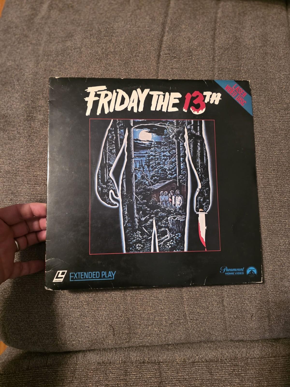 Friday The 13th - Laserdisc Videodisc Vintage 1980 - Extended Play - RARE