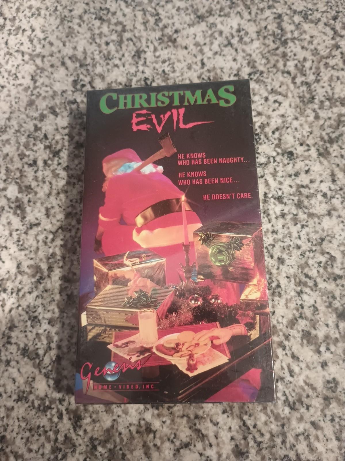 Christmas Evil VHS Genesis 1987 Cult Horror Rare Out of Production 80s Classic