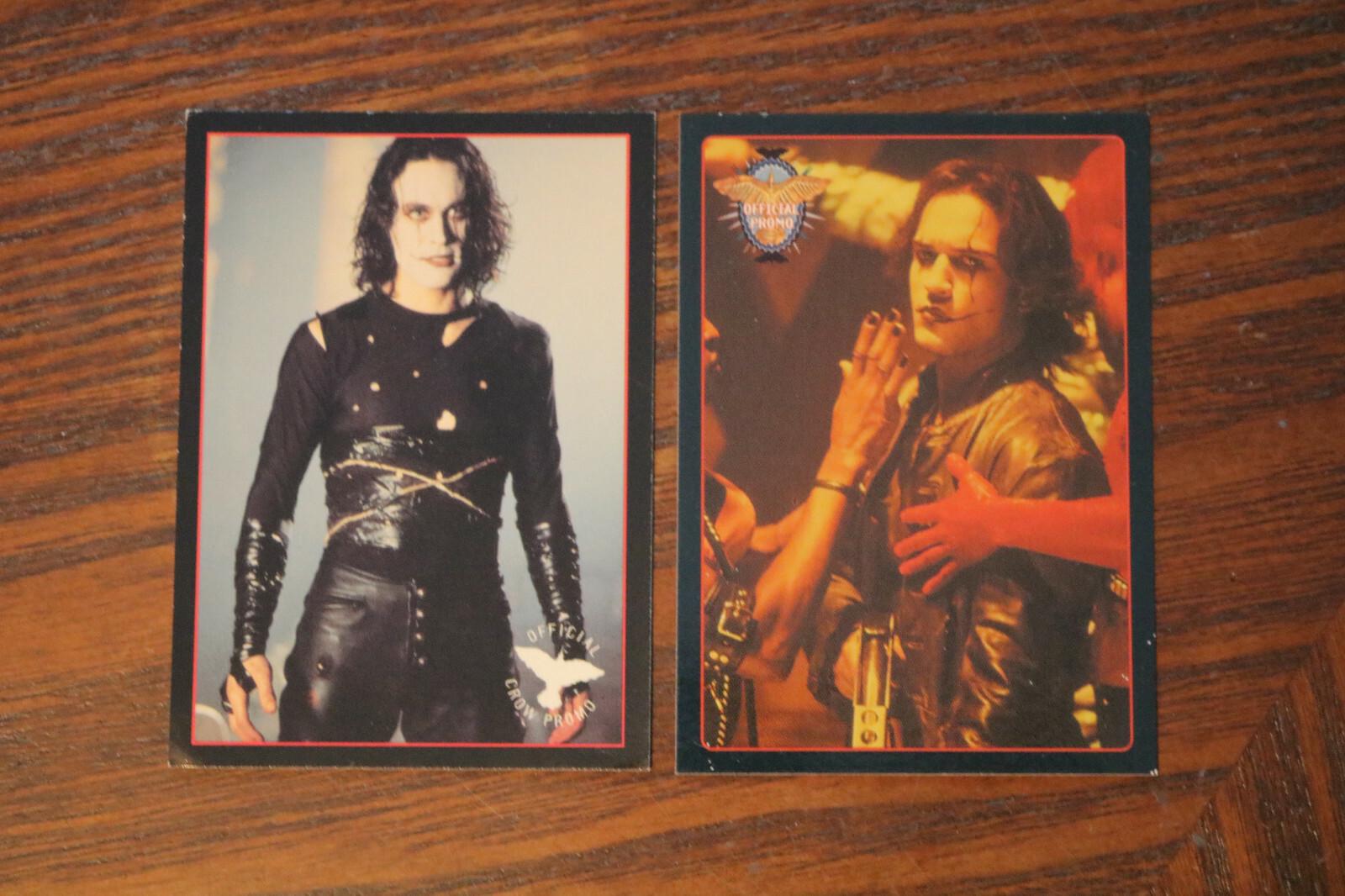 The Crow 1 and 2 Movie Promo Cards