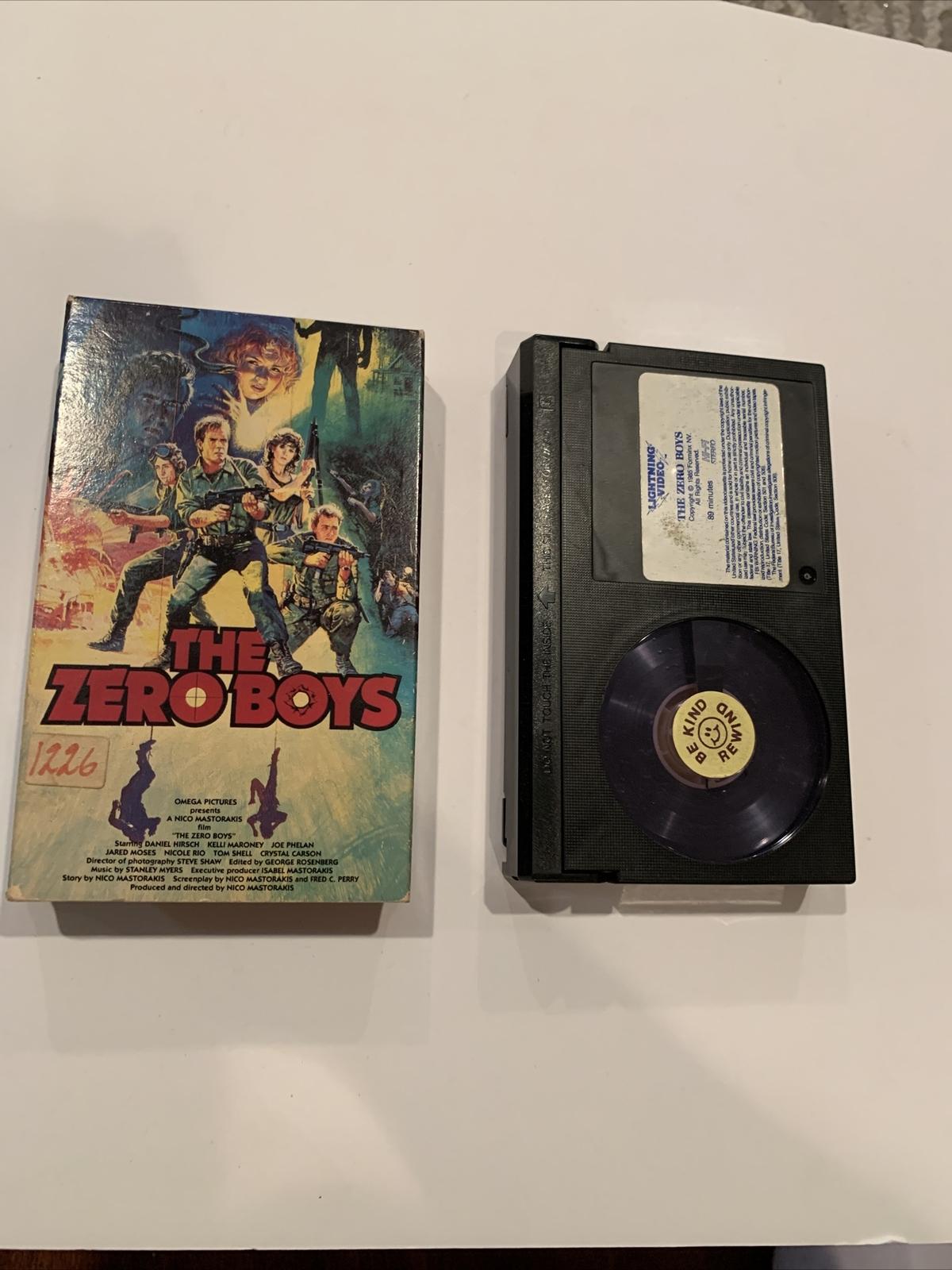 The Zero Boys Betamax  1987 Lightning Video Thriller Rare Vintage HTF OOP