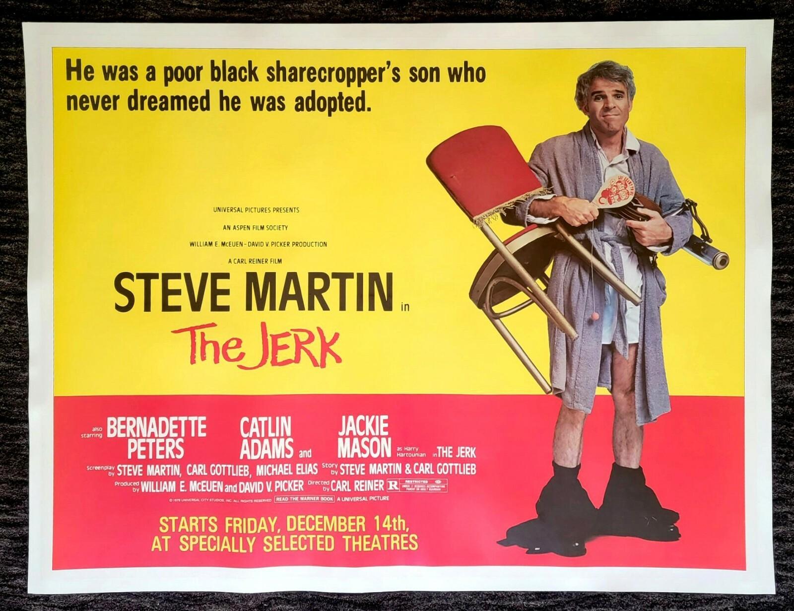 THE JERK ✯ CineMasterpieces SUBWAY HUGE ORIGINAL MOVIE POSTER STEVE MARTIN 1978