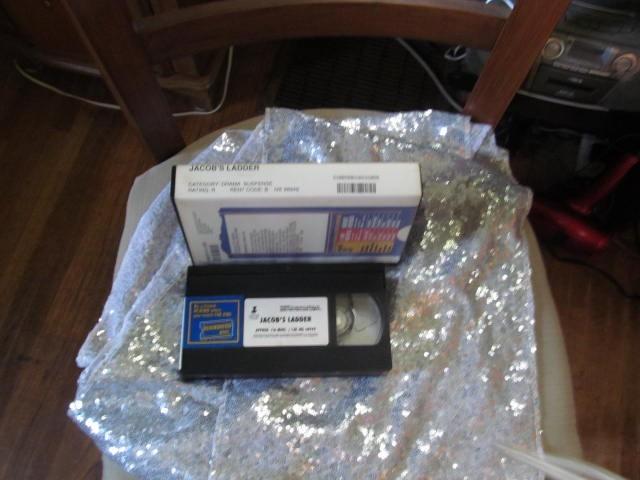 Vintage Jacob's Ladder VHS 1990 Blockbuster Clam Shell Case 90s Horror Mystery