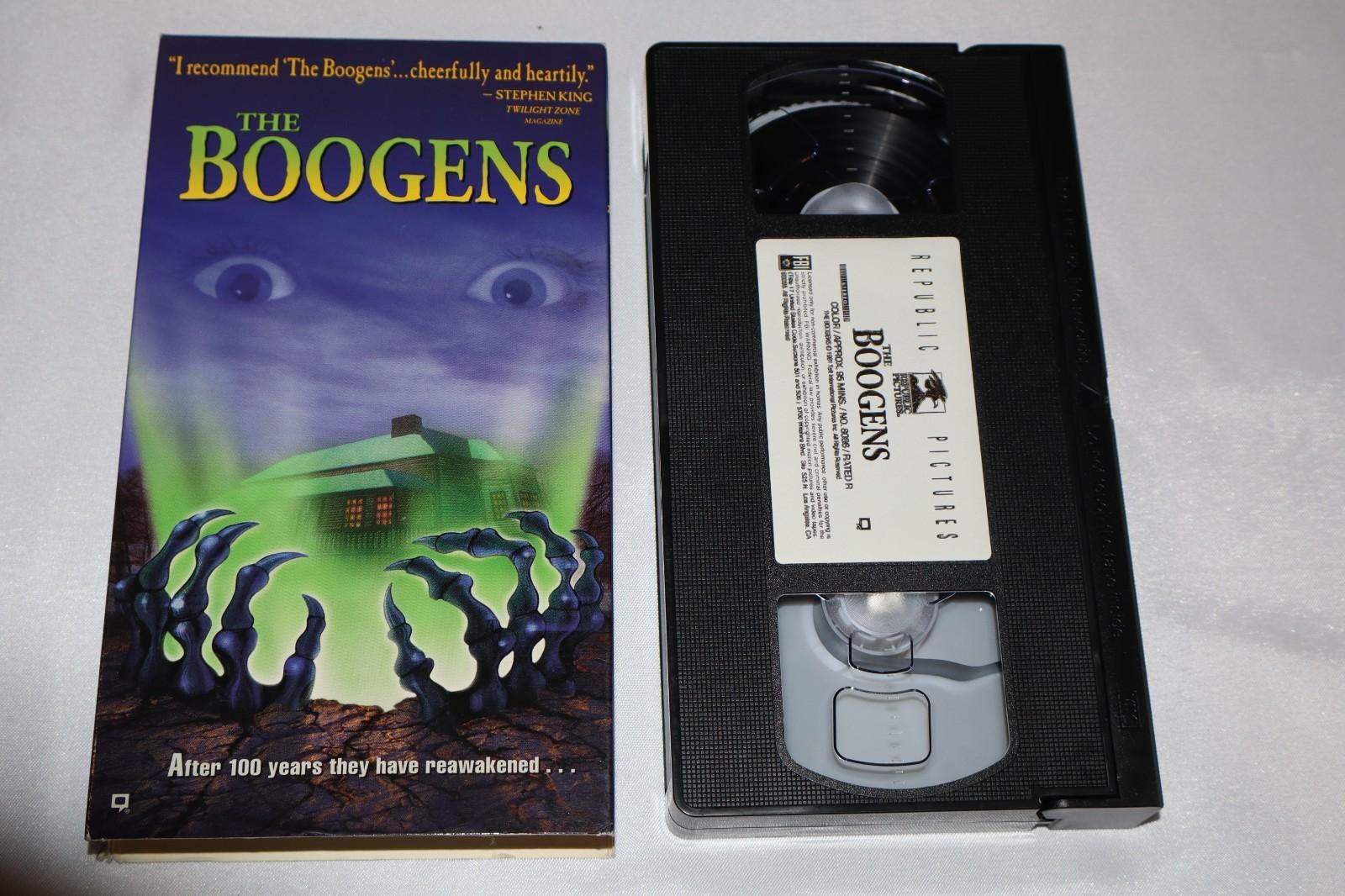The Boogens VHS 1997 Rated R Horror Movie RARE w/Sleeve Nice Cult Classic 90s