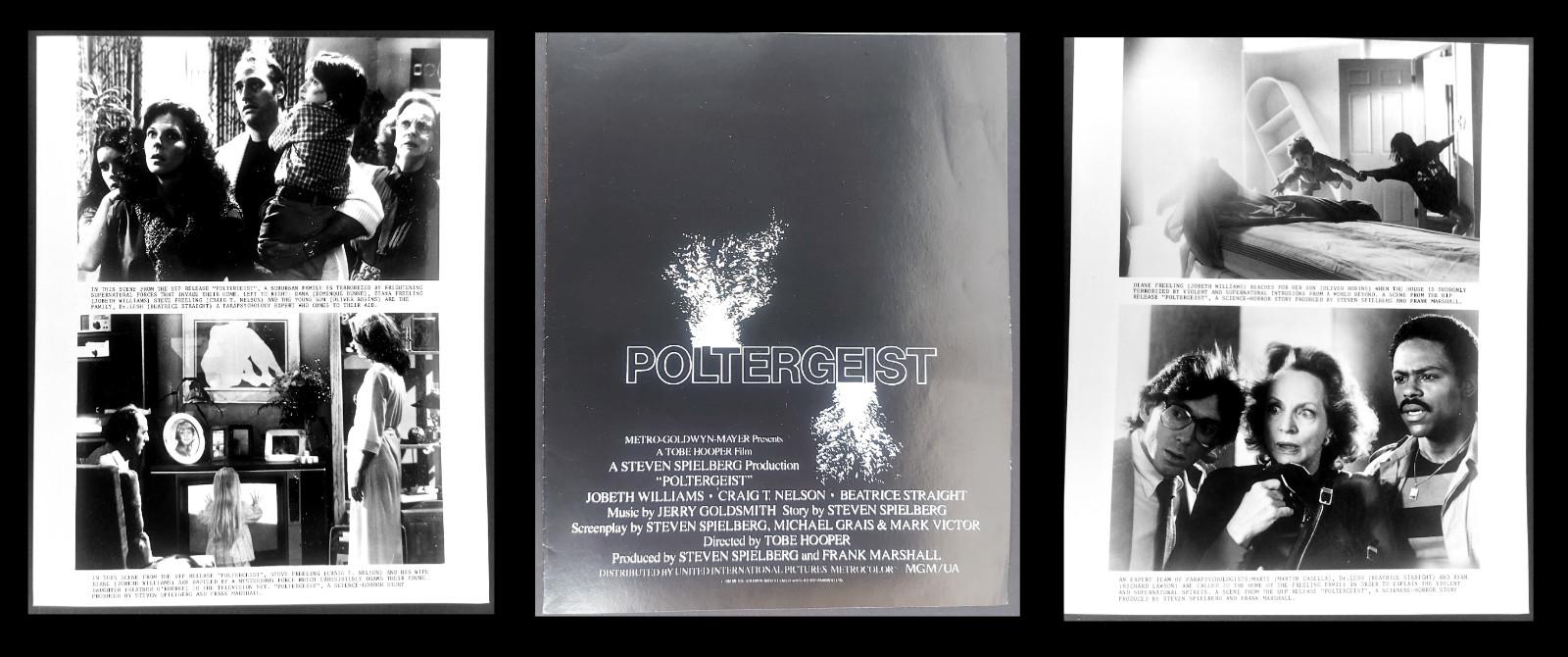 POLTERGEIST ORIGINAL UK PUBLICITY PRESS KIT STILLS 1982