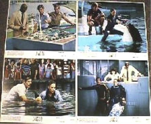 JAWS 3-D ORIGINAL MINT LOBBY CARD SET OF 8 DENNIS QUAID III 1983