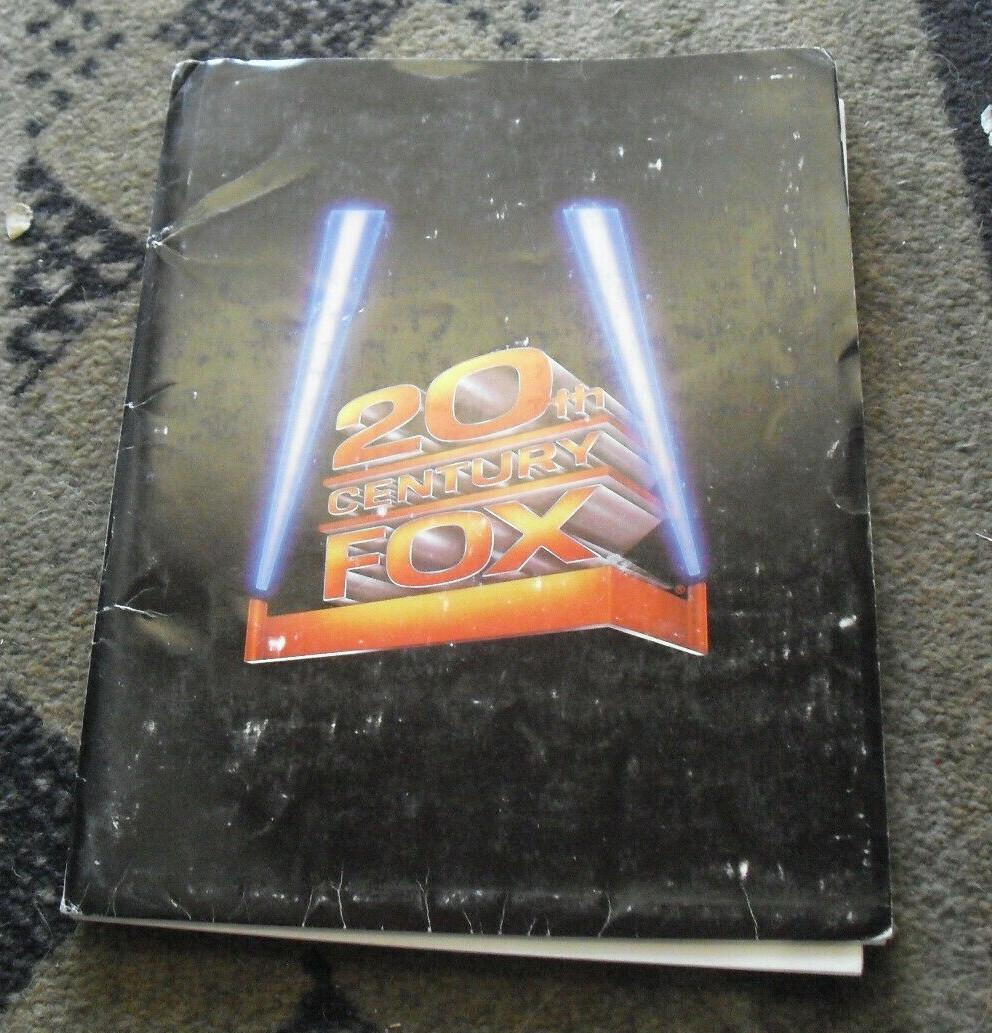 1985 Warning Sign Movie Press Kit Folder with Photos and Production Notes 