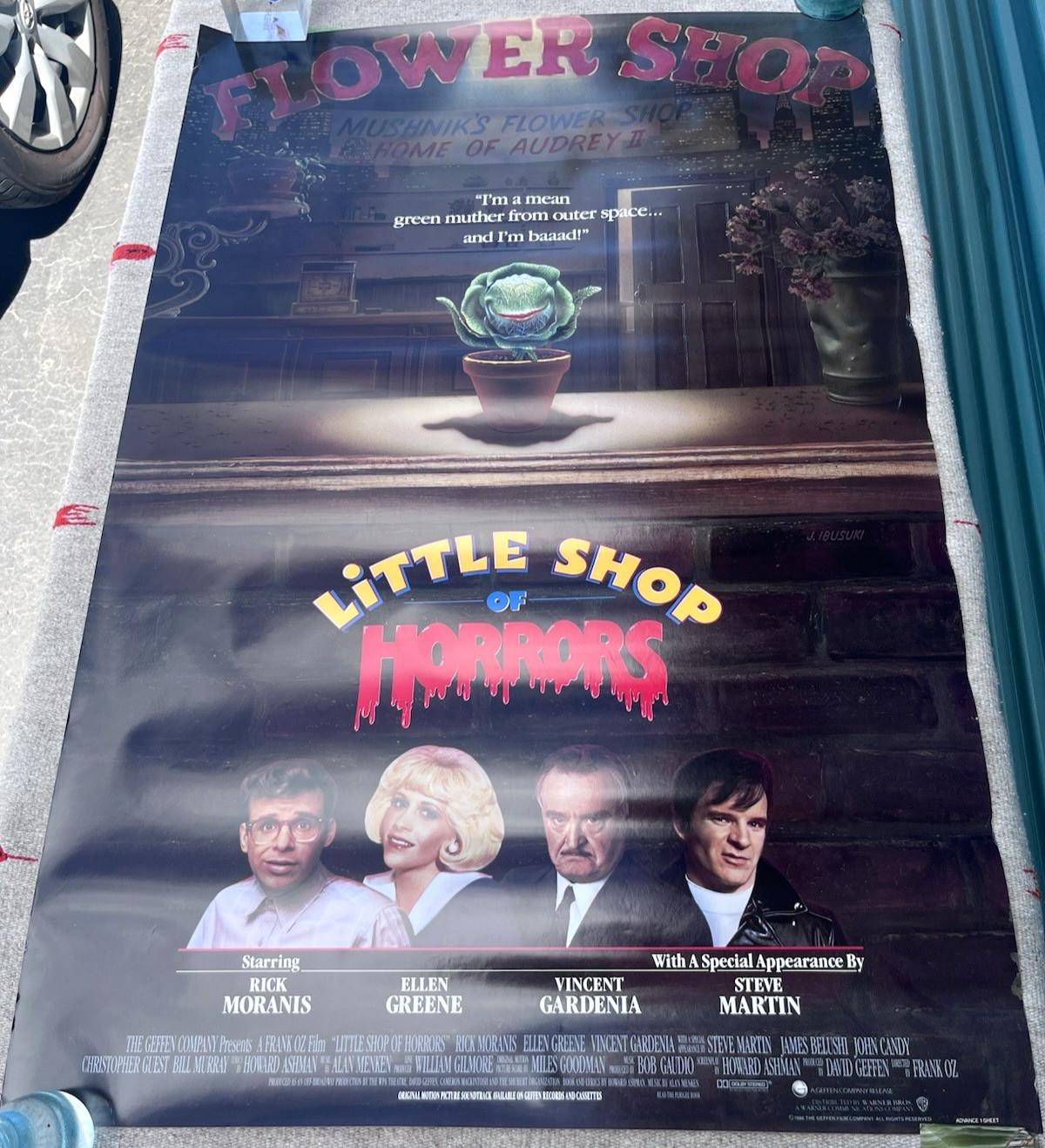 1986 Little Shop Of Horrors Original Advance One Sheet Movie Poster 27x40"