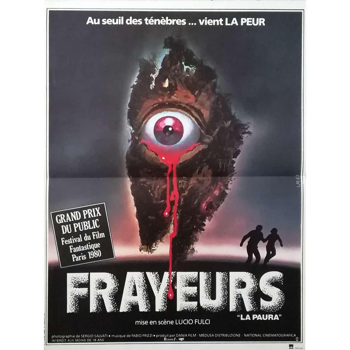 THE CITY OF THE LIVING DEAD Original Movie Poster  - 15x21 in. - 1980 - Lucio Fu