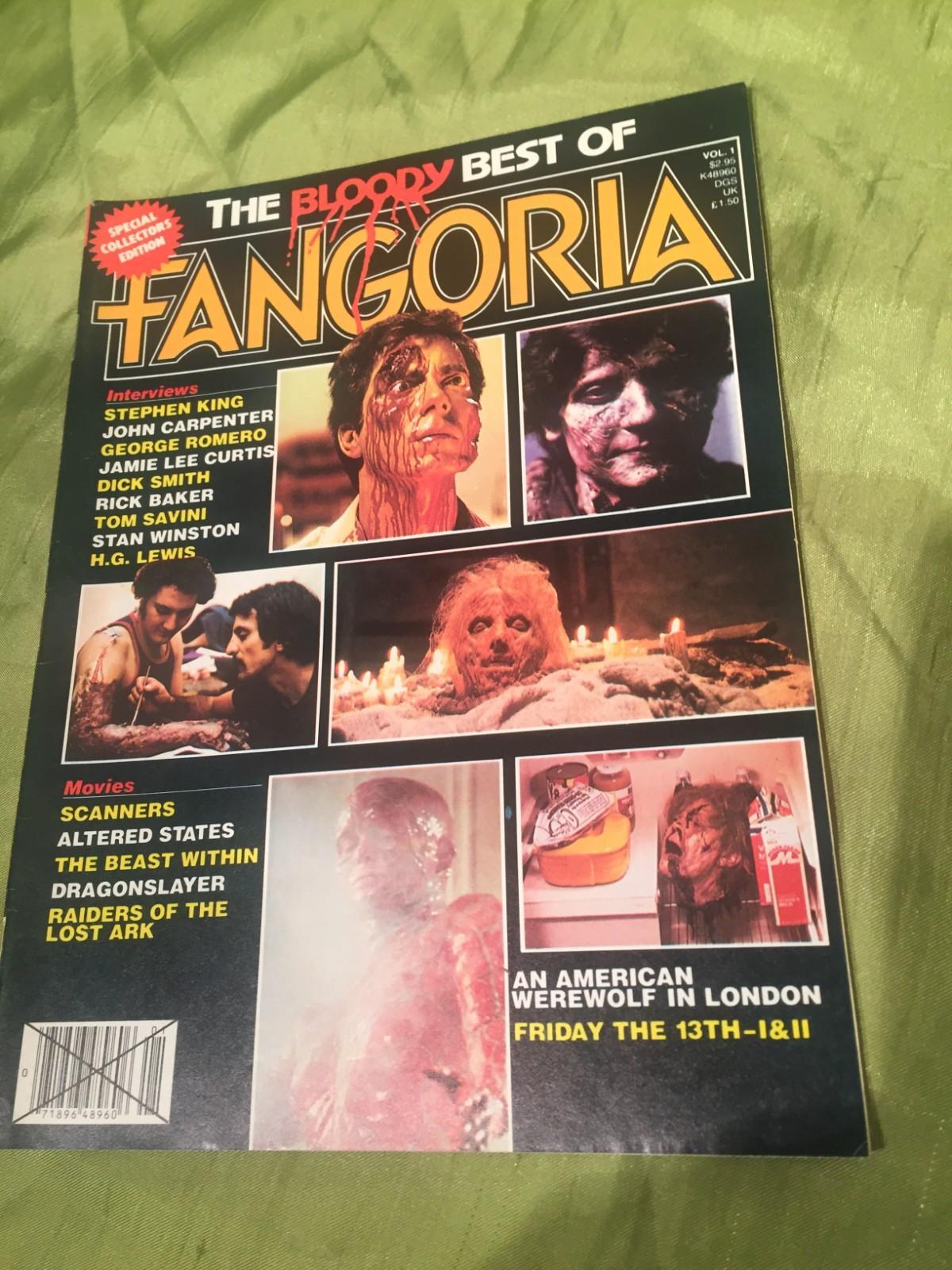 THE BLOODY BEST OF FANGORIA #1 [1982] Altered States, Scanners VG