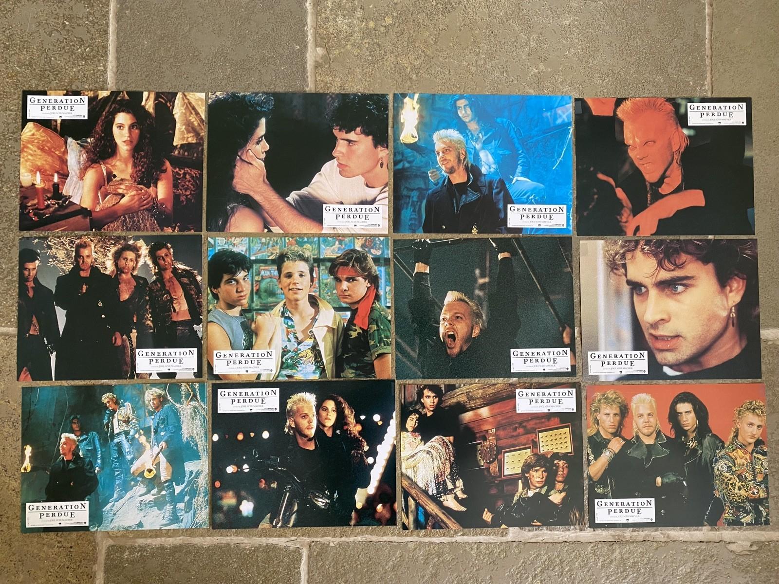 The Lost Boys (1987). French Lobby Cards x12. Haim. Patric & Sutherland. 