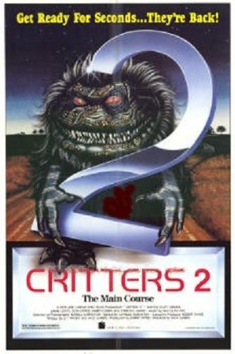 CRITTERS 2 ORIGINAL ROLLED 27X41 MOVIE POSTER 1988 II HORROR